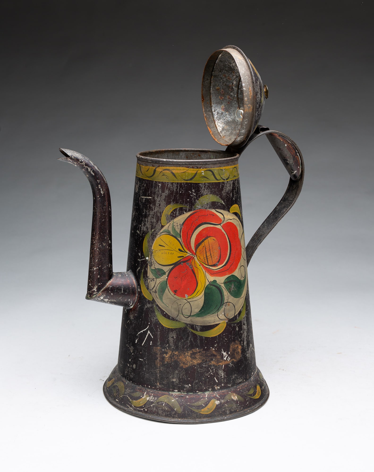 TOLE COFFEE POT. - 2