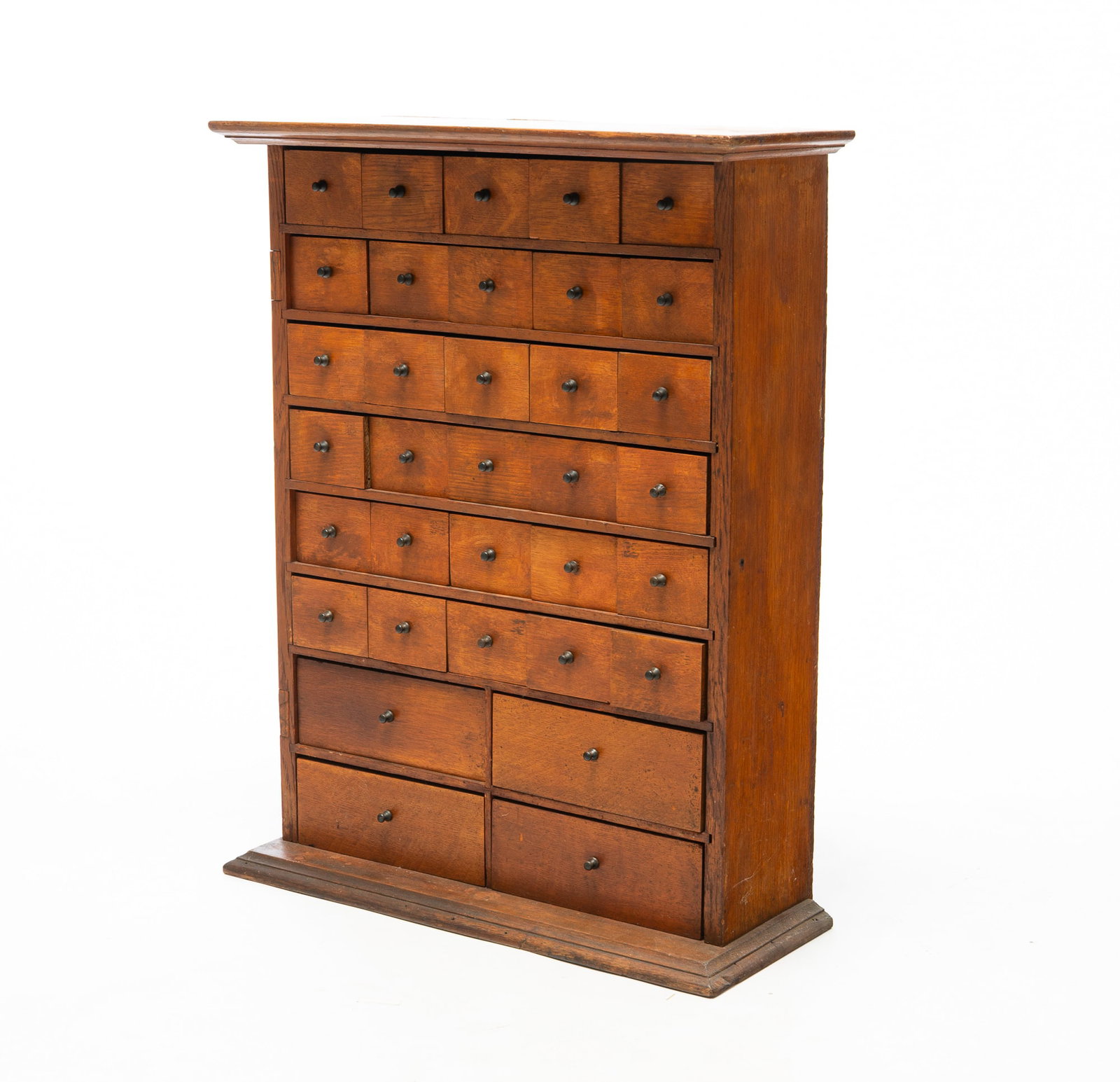 THIRTY-FOUR DRAWER APOTHECARY OR SEED CHEST. (1 of 5)
