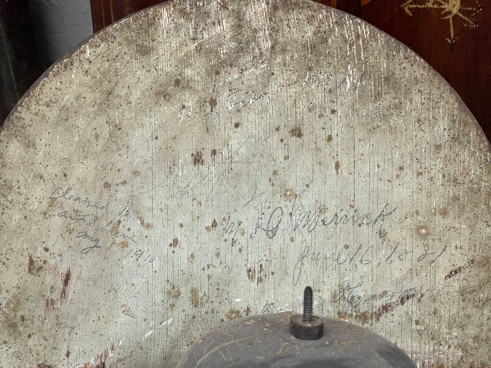 INLAID TALL CASE CLOCK. - 9