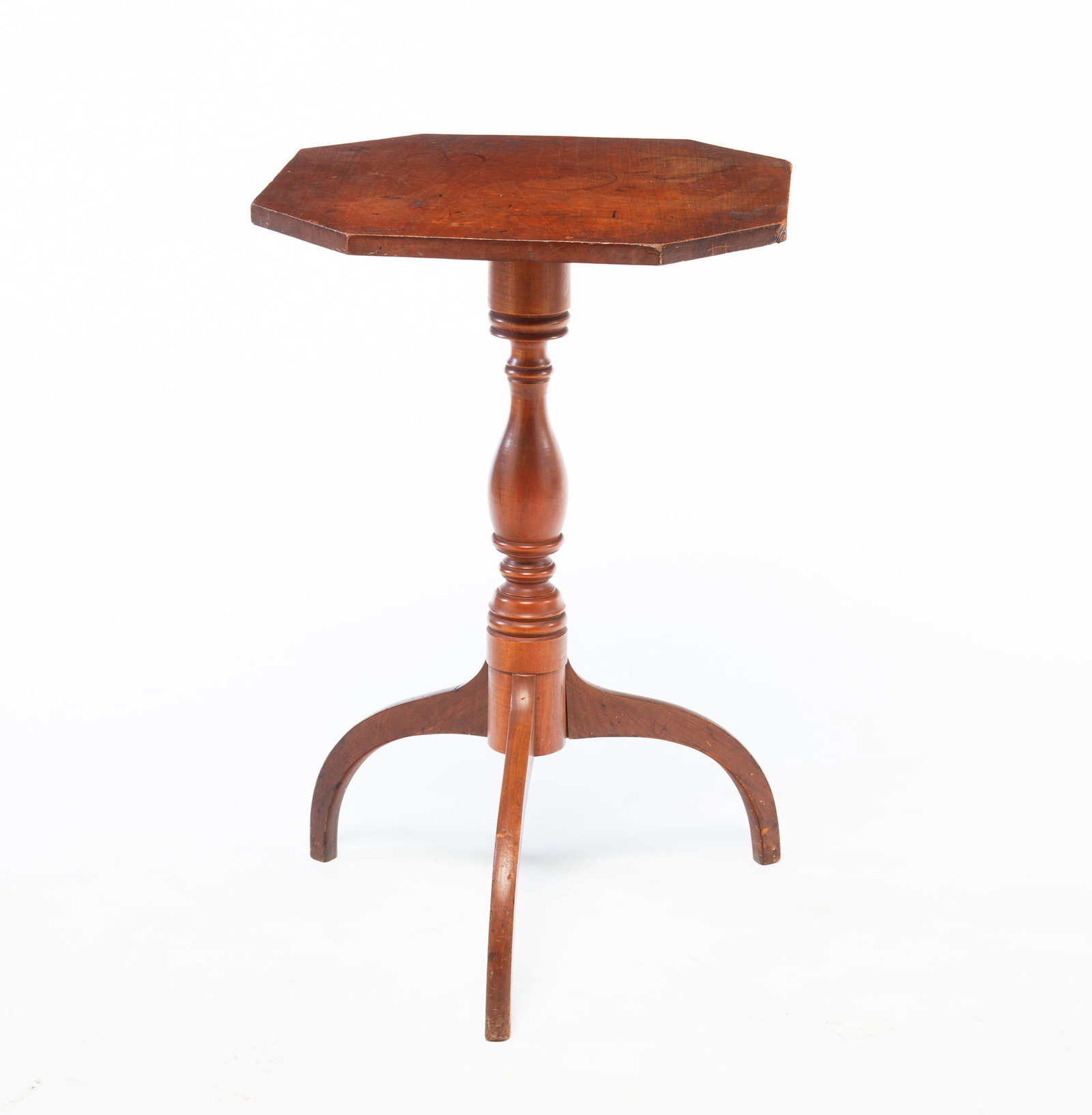NEW ENGLAND BIRCH CANDLESTAND. (1 of 4)