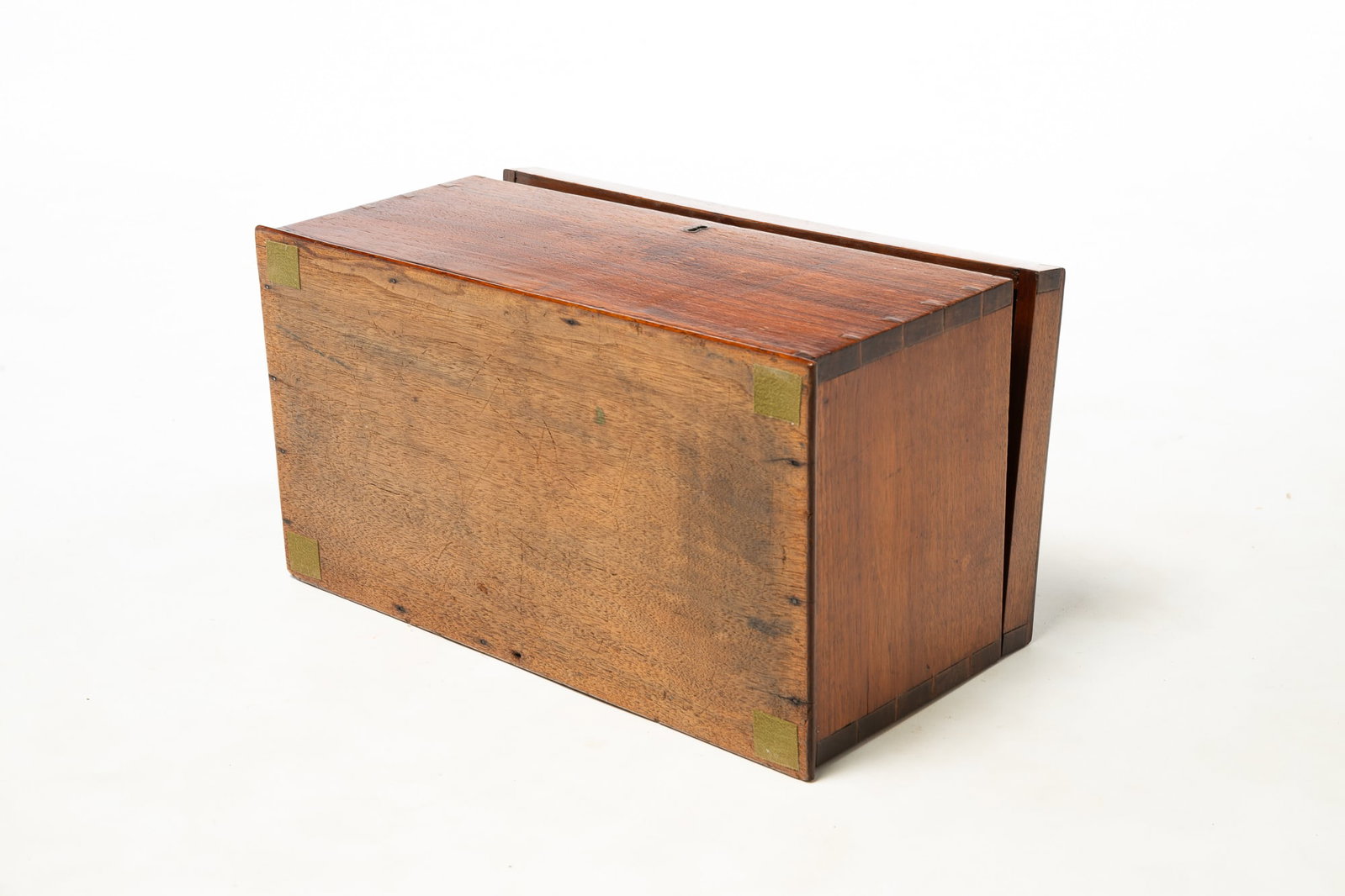 WALNUT DOCUMENT BOX. - 6