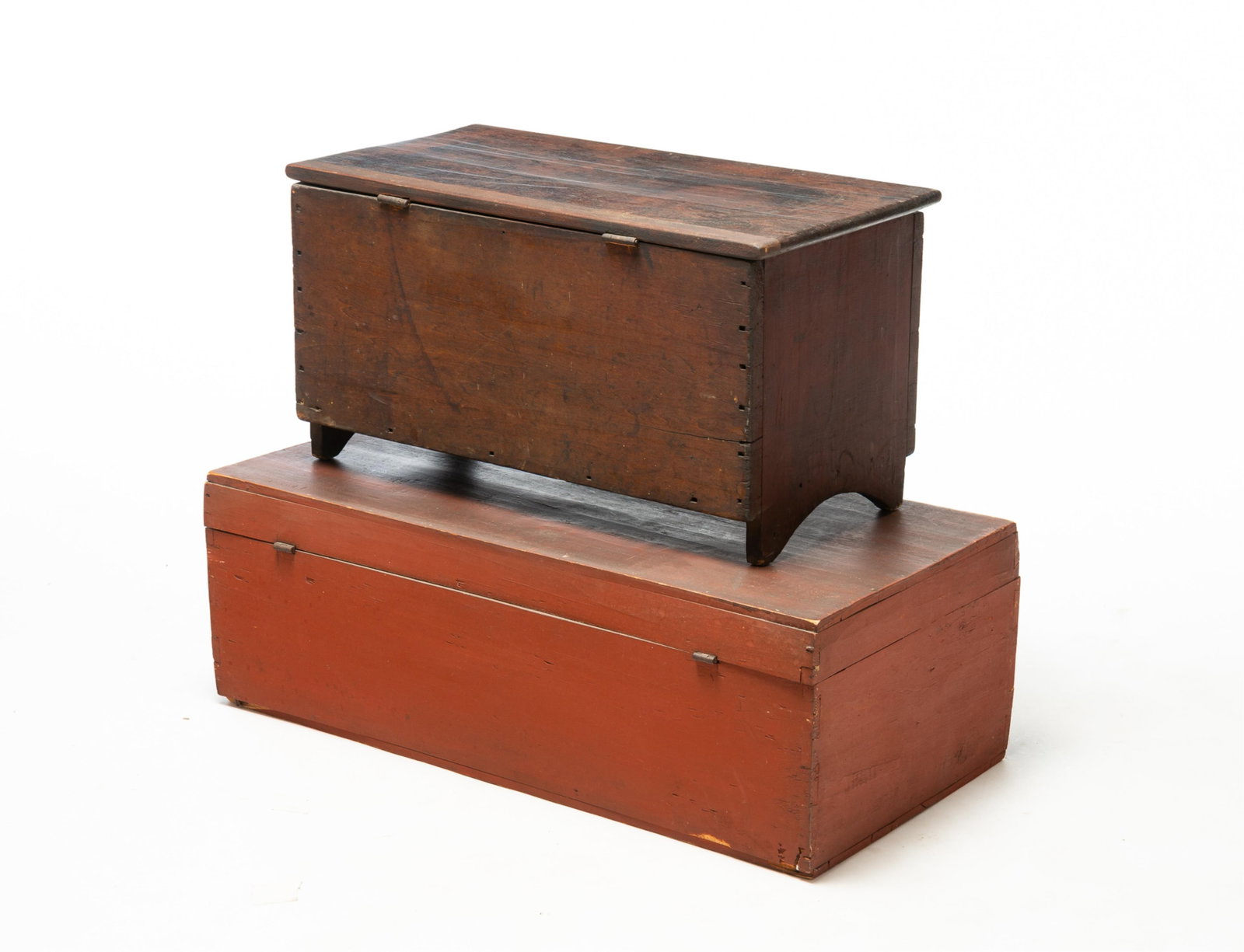 TWO BOXES WITH ORIGINAL PAINT. - 2