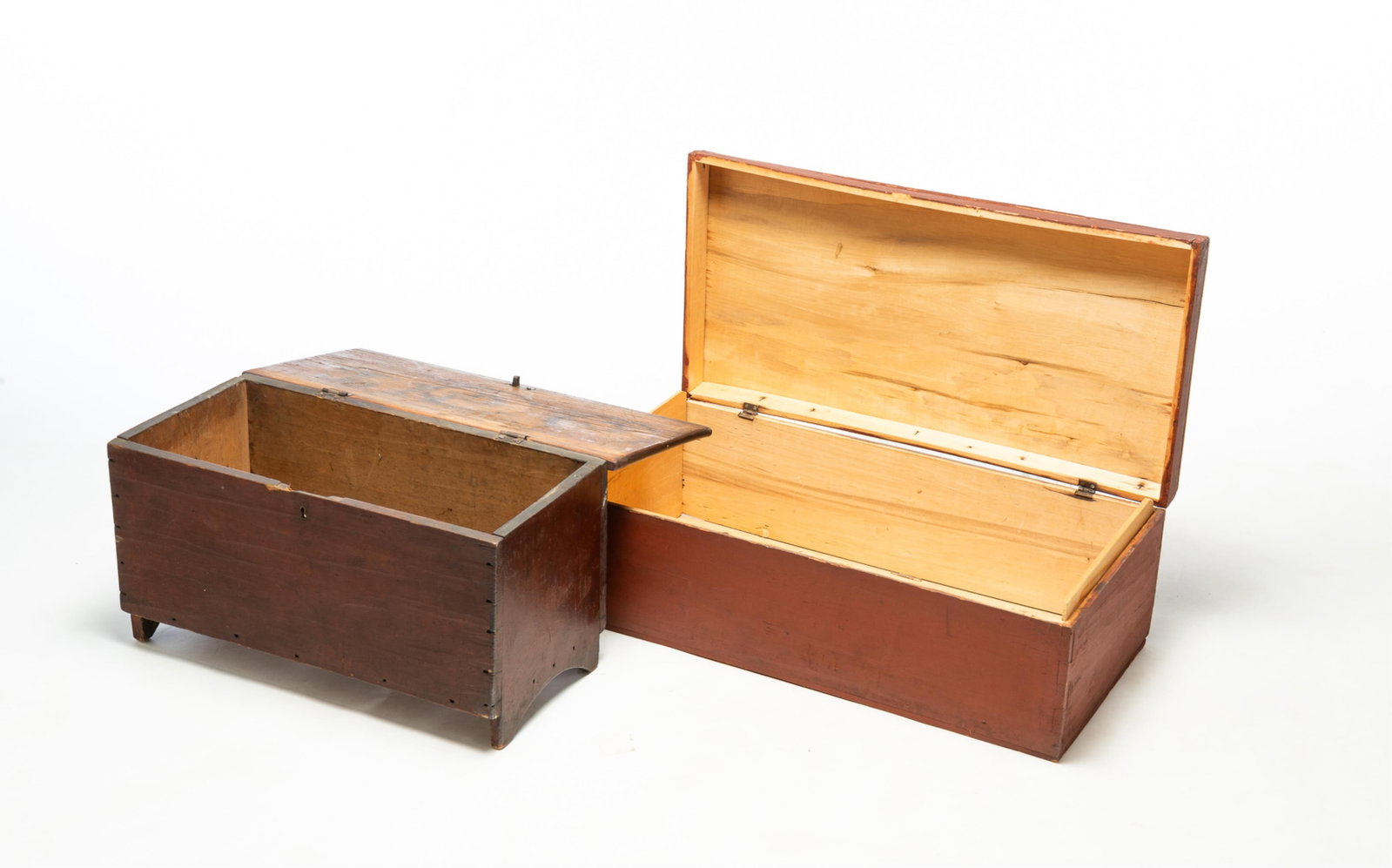 TWO BOXES WITH ORIGINAL PAINT. - 3