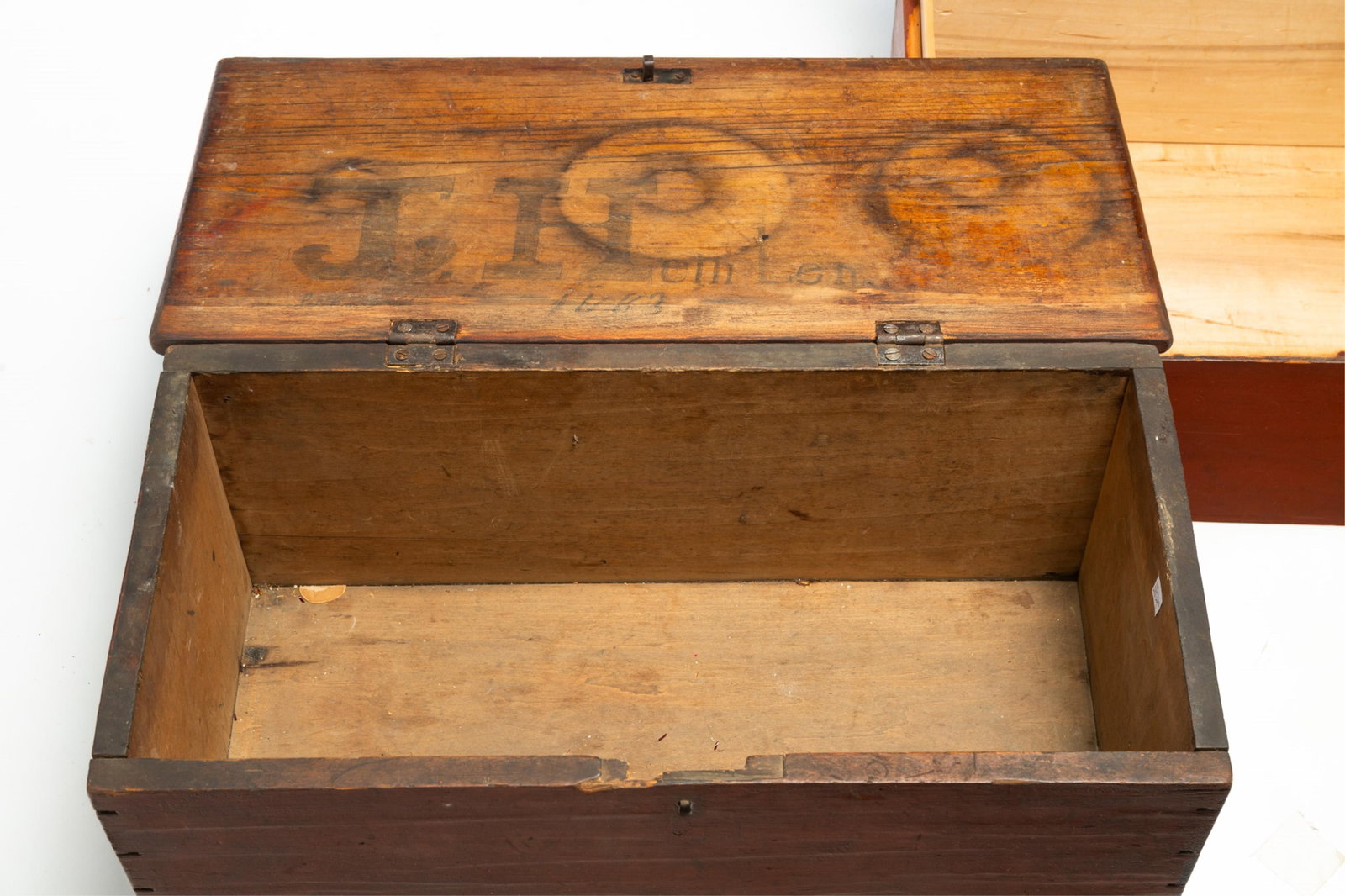 TWO BOXES WITH ORIGINAL PAINT. - 4