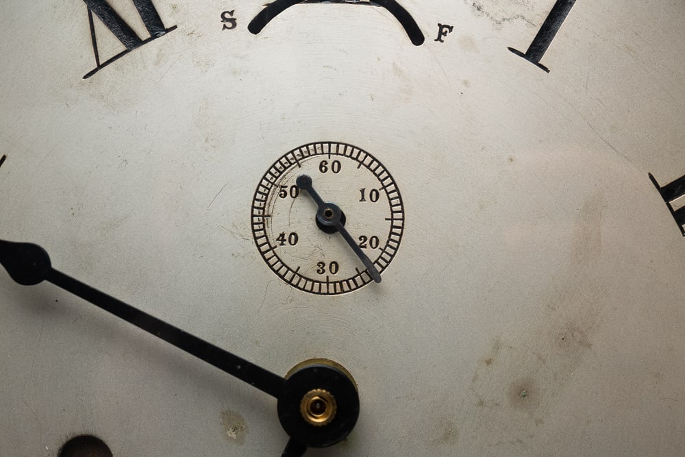 BRASS SHIP CLOCK. - 3