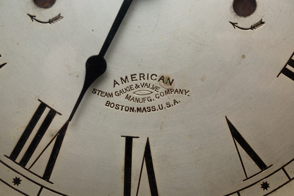BRASS SHIP CLOCK. - 4