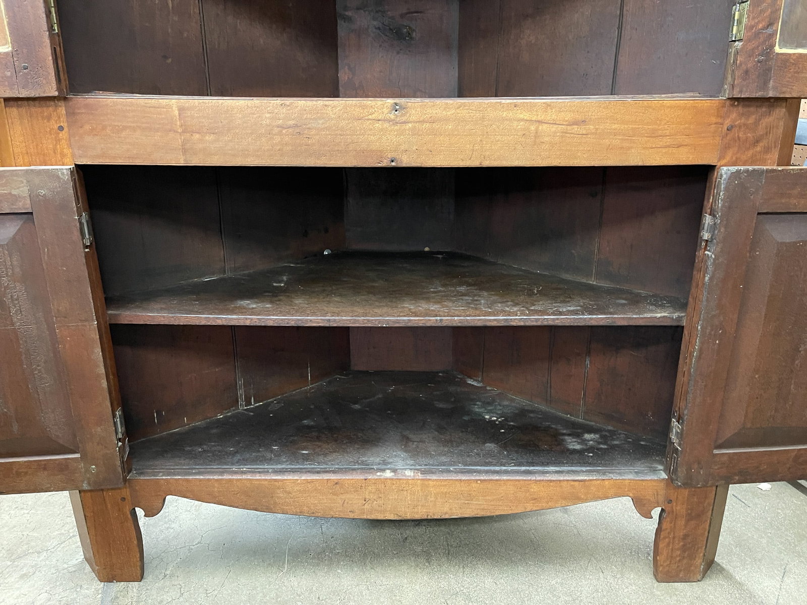 CHERRY CORNER CUPBOARD. - 4