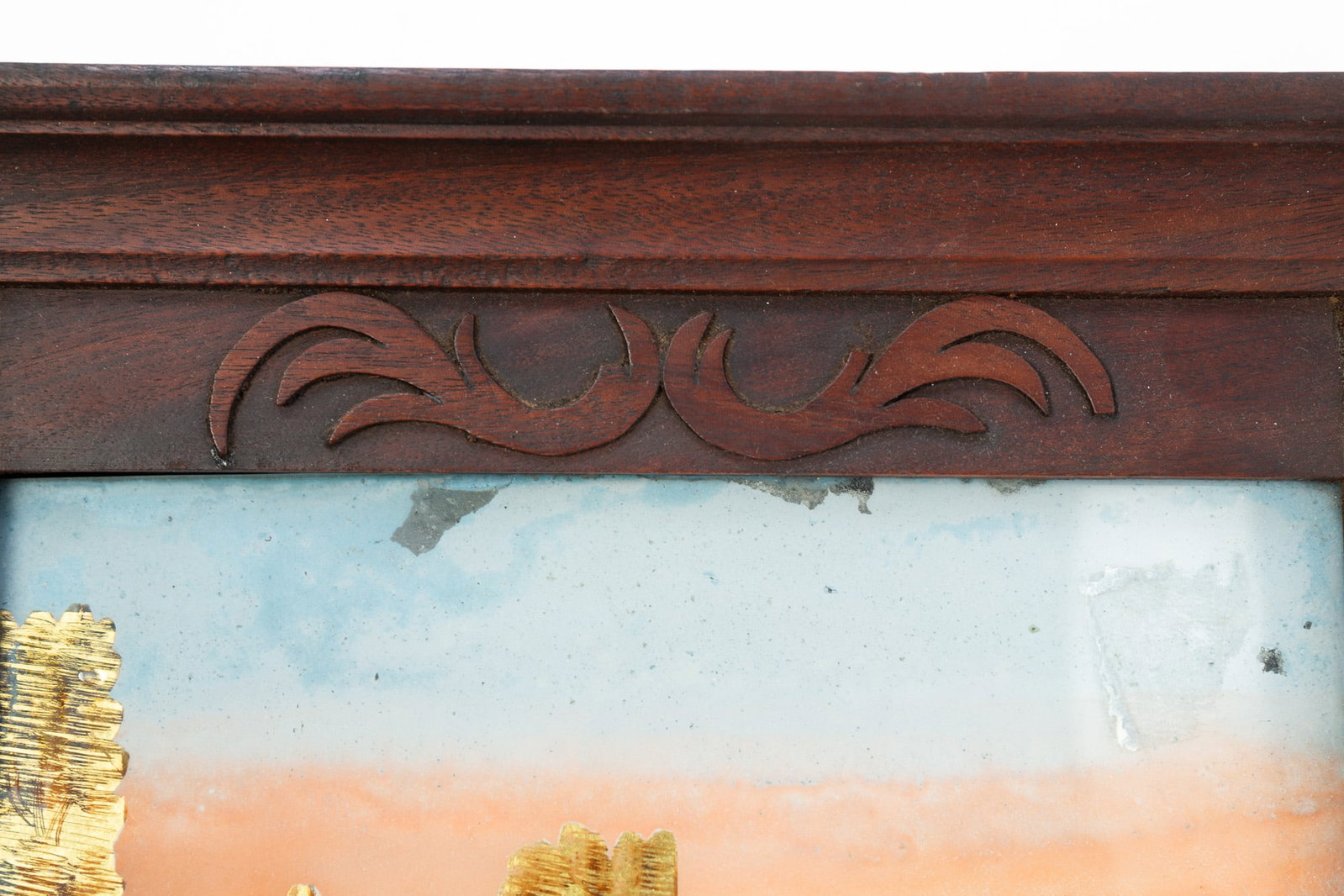 FEDERAL MIRROR WITH REVERSE PAINTED TABLET. - 3