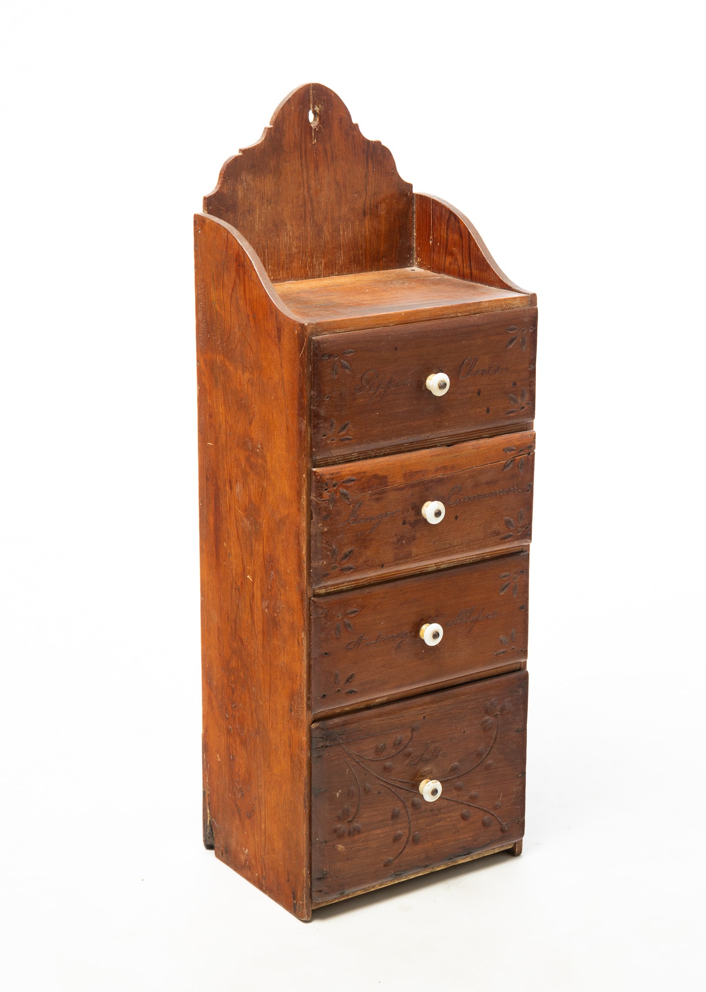 FOUR-DRAWER HANGING SPICE BOX. (1 of 7)