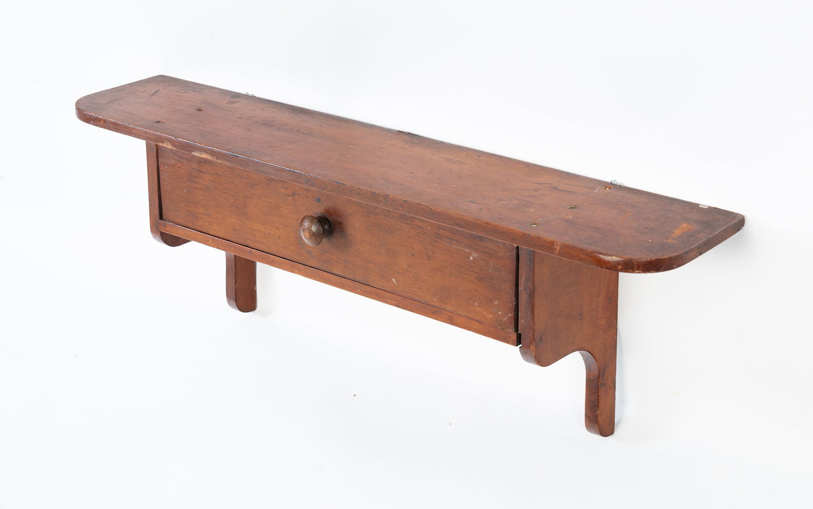 ONE-DRAWER WALL SHELF. (1 of 3)