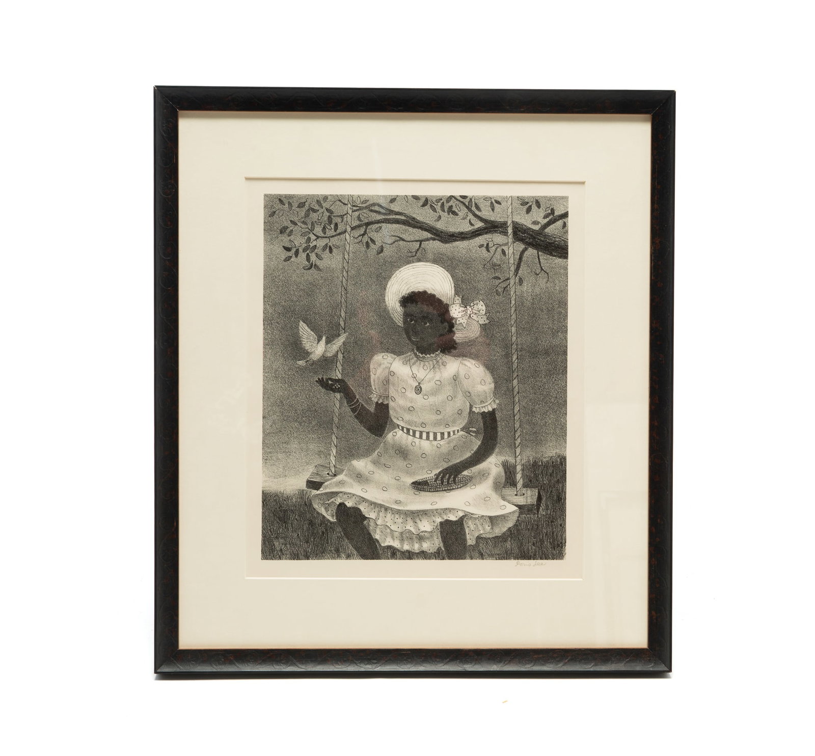 DORIS EMRICK LEE (AMERICAN, 1905-1983) "THE DOVE" LITHOGRAPH. (1 of 4)