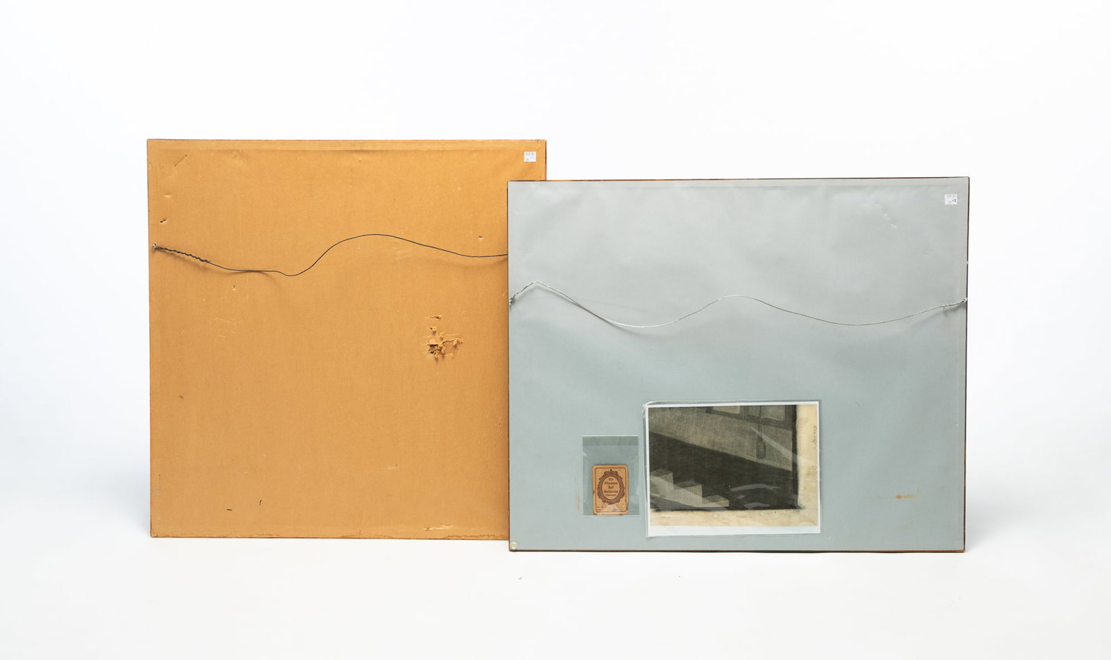 TWO SIGNED WORKS ON PAPER. - 5