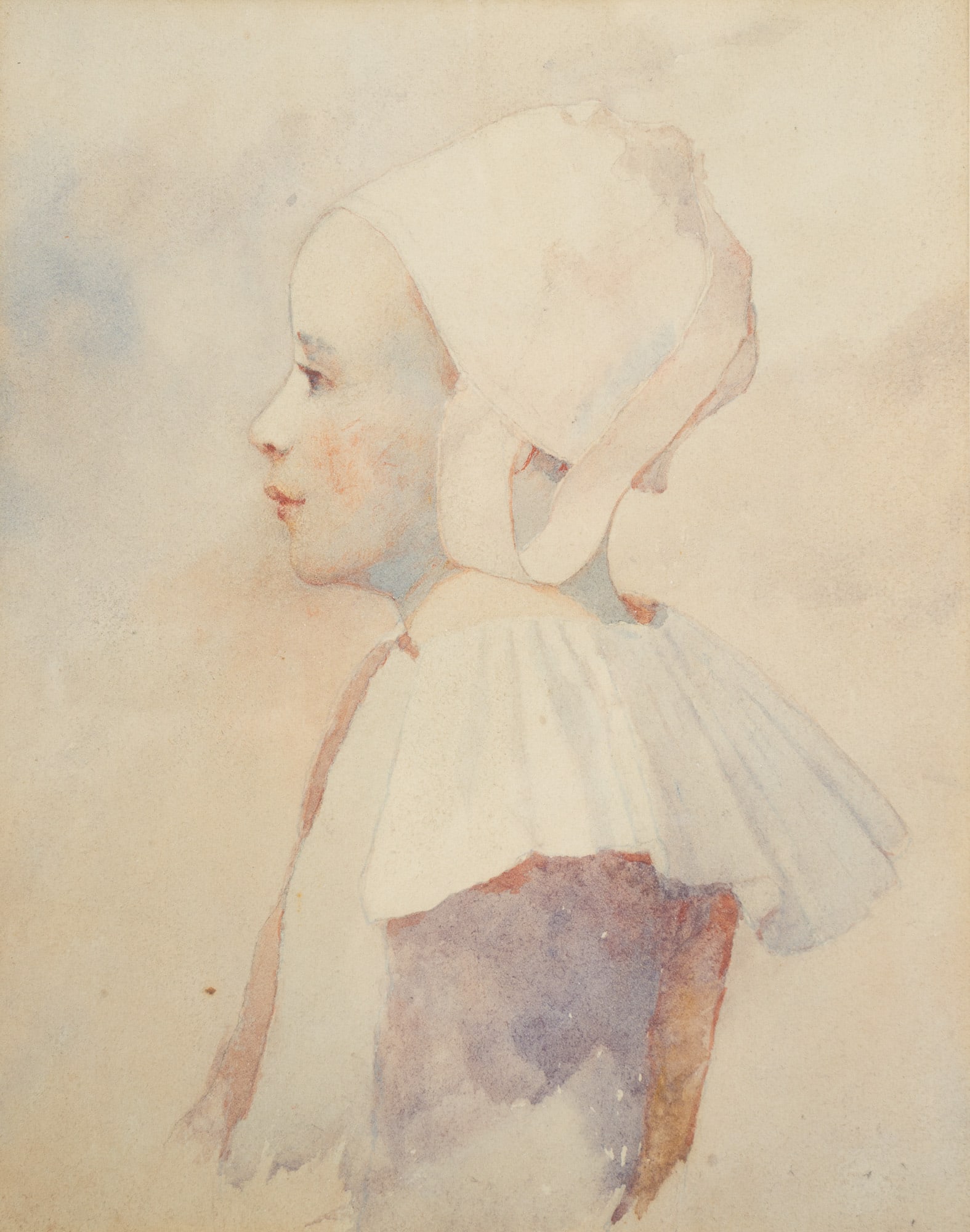TWO WATERCOLORS. - 4
