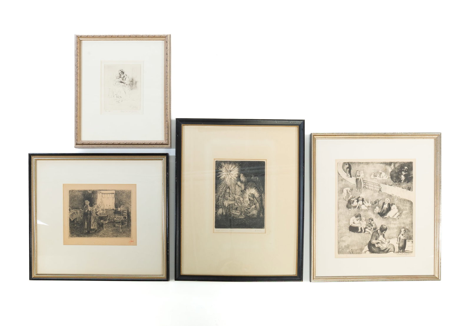 FOUR PRINTS, INCL. MABEL DWIGHT AND ROBERT FREDERICK BLUM. (1 of 11)