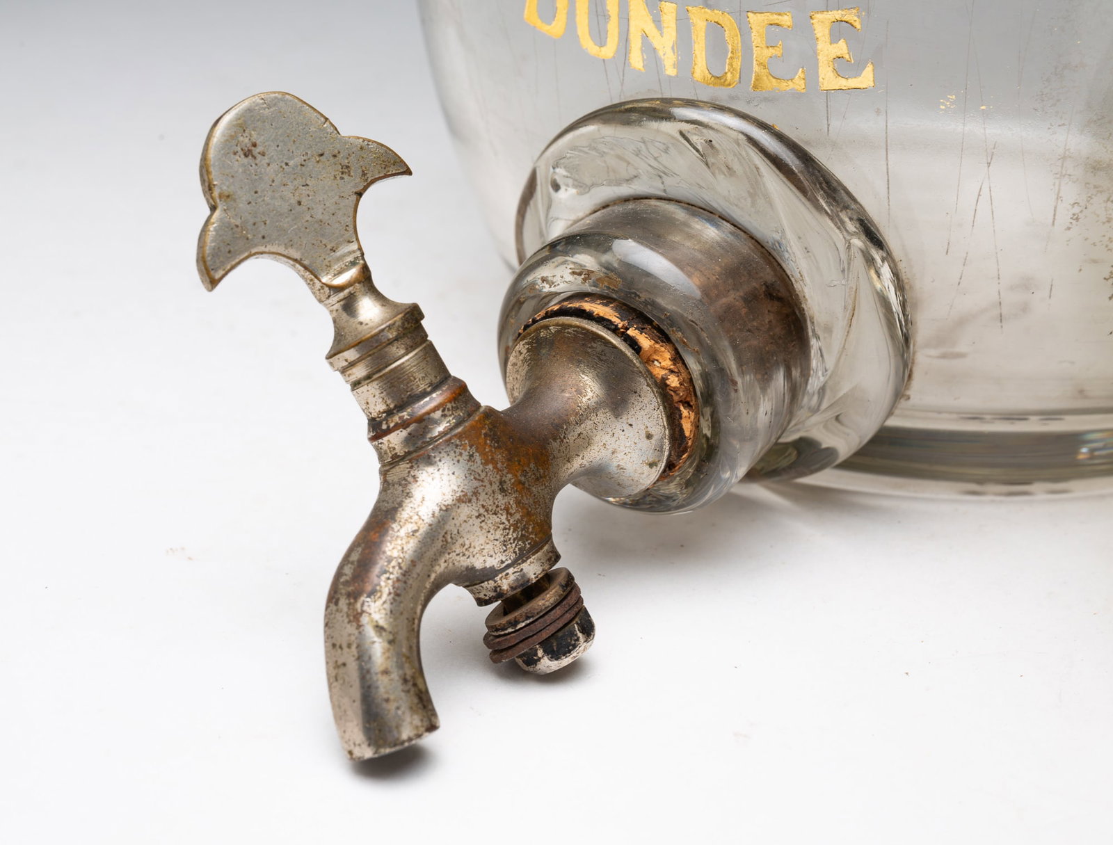 THREE GLASS BAR ACCESSORIES. - 4