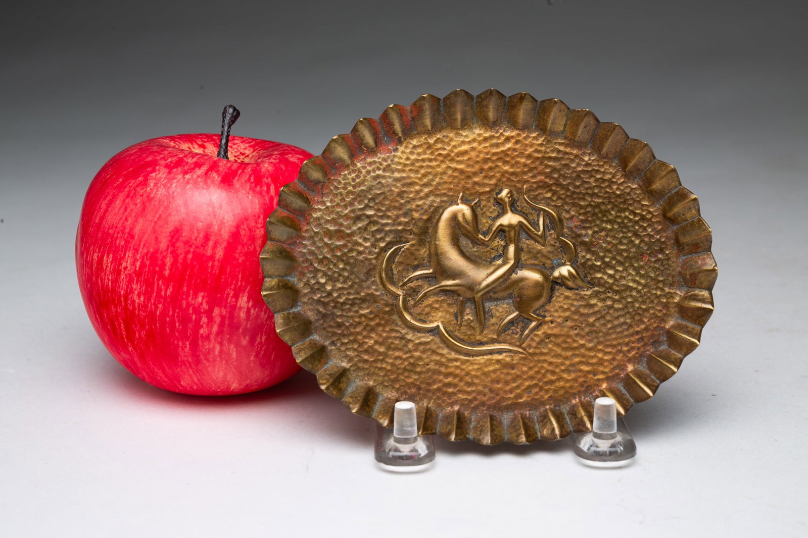 WEINER WERKSTATTE DIMINUTIVE BRONZE TRAY. (1 of 3)
