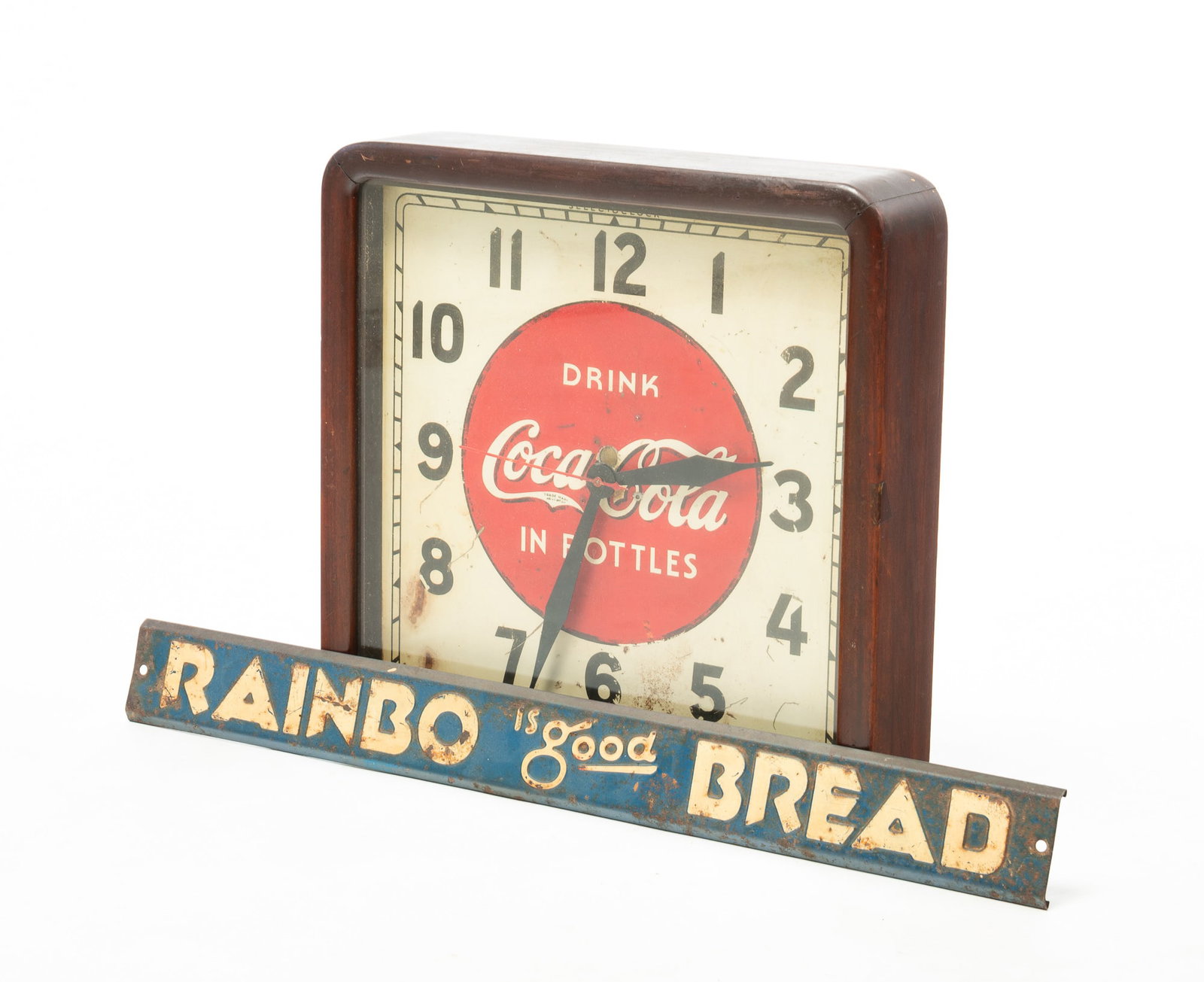 TWO ADVERTISING ITEMS. (1 of 7)