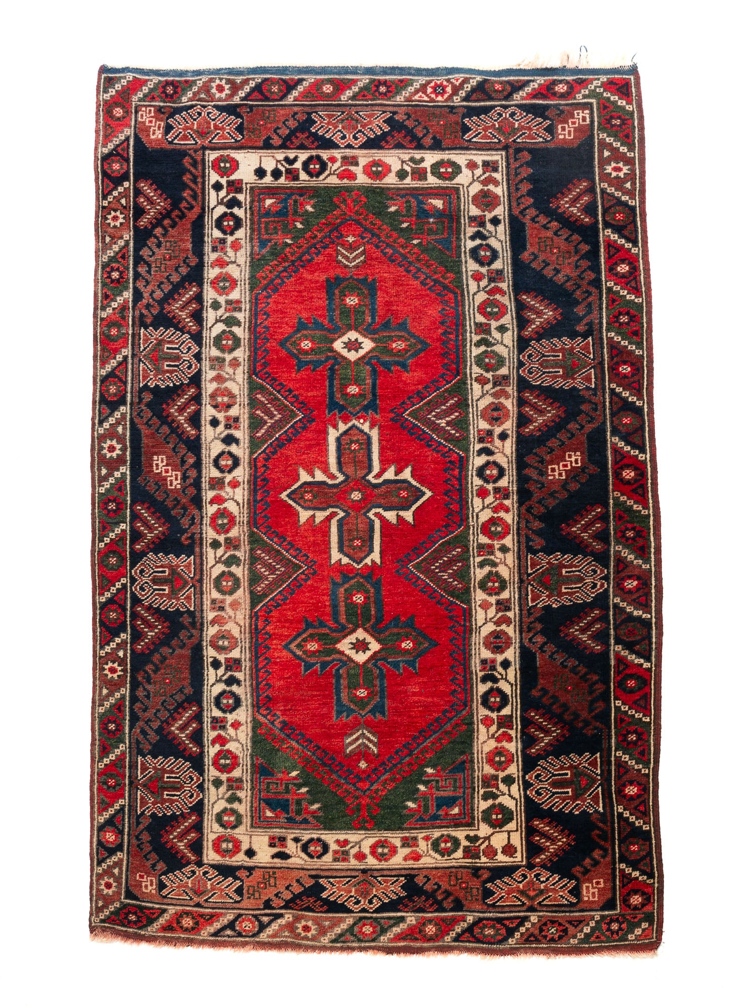 TURKISH HAND-KNOTTED WOOL AREA RUG. (1 of 3)