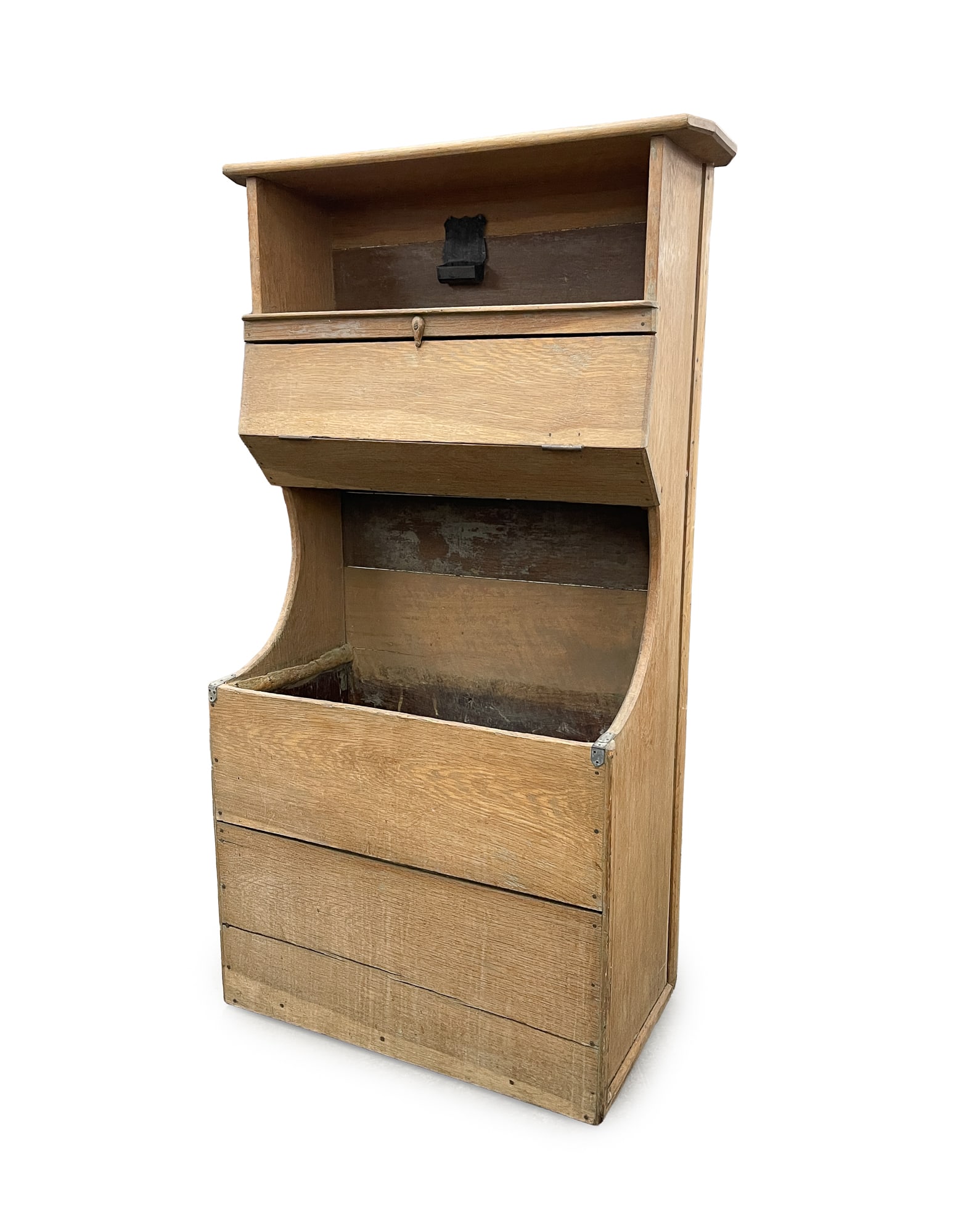 ZIONTOWN, OHIO, GRAIN BIN AND STORAGE BOX DATED 1899. (1 of 7)