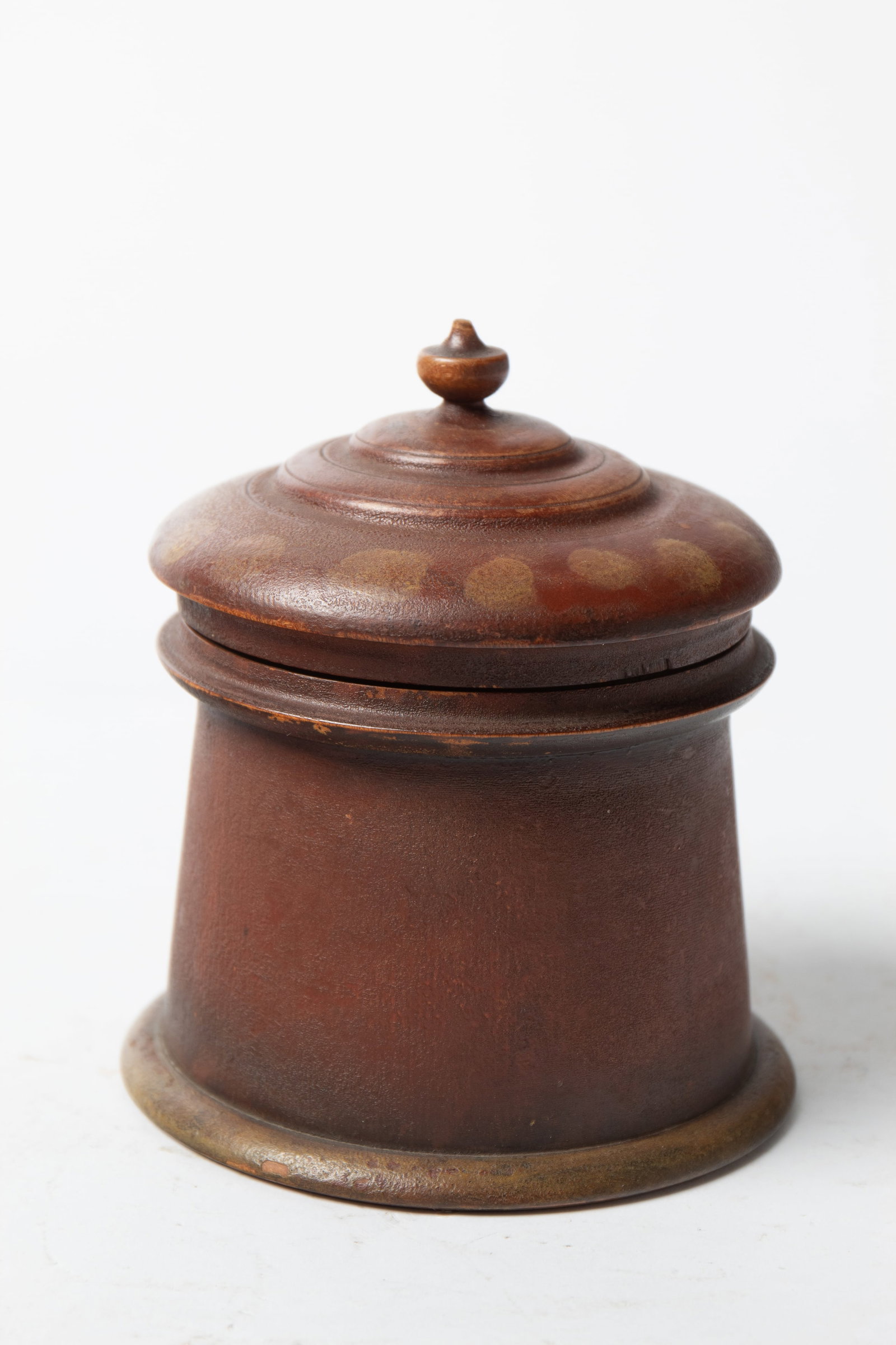 PEASEWARE PAINT-DECORATED LIDDED SUGAR. (1 of 7)