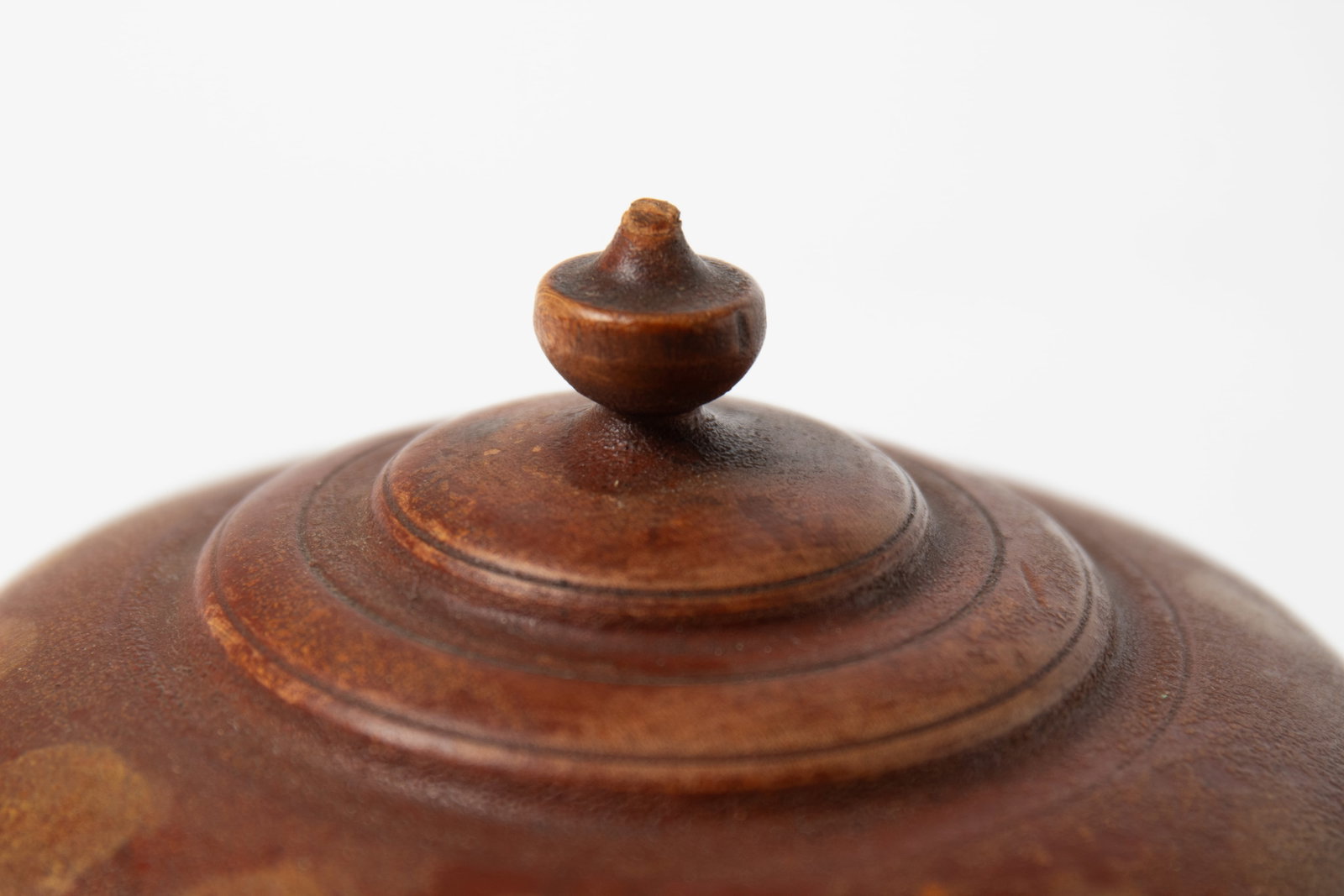 PEASEWARE PAINT-DECORATED LIDDED SUGAR. - 5