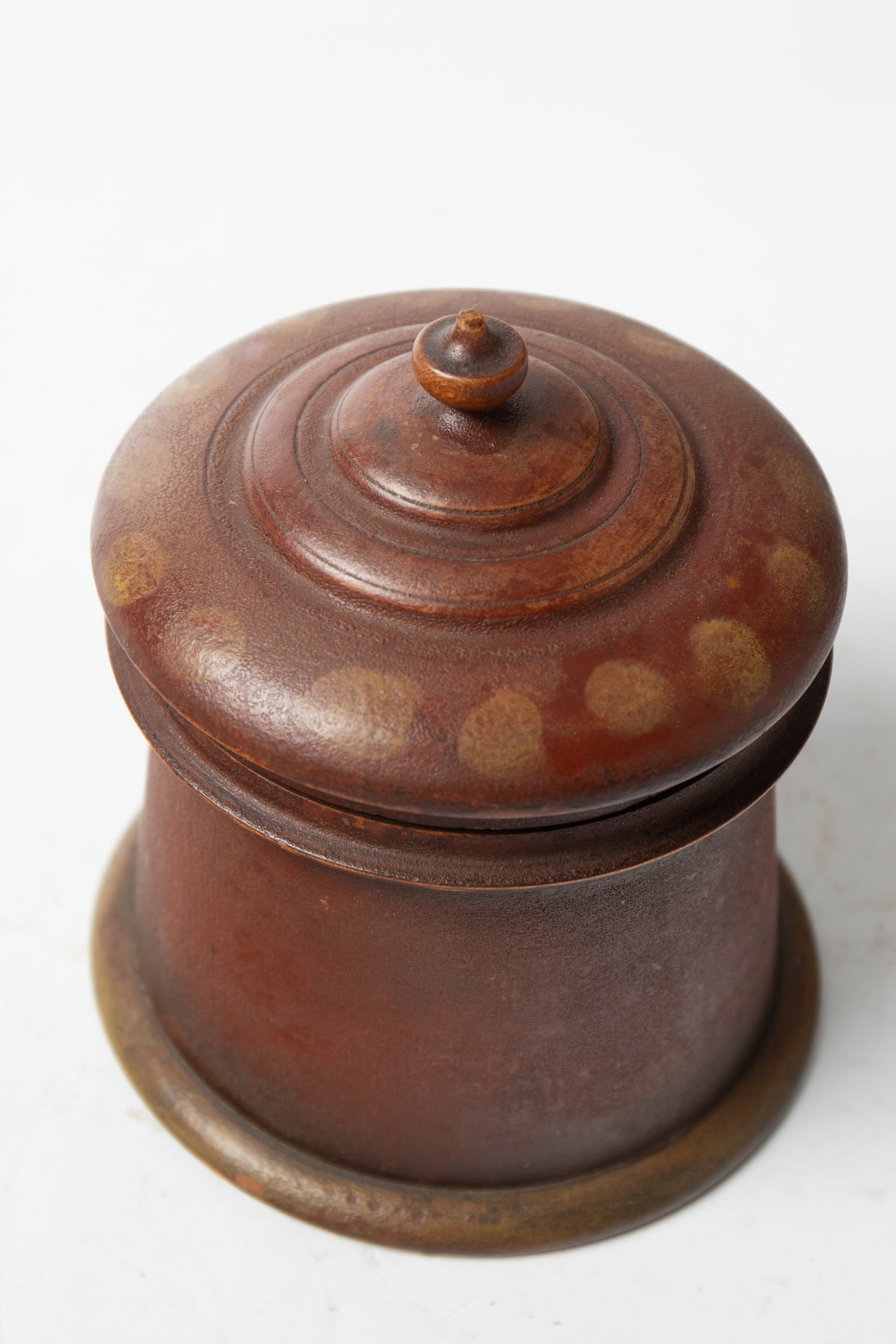 PEASEWARE PAINT-DECORATED LIDDED SUGAR. - 7