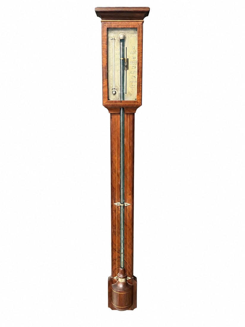 J. HENRY HIREMAN (CINCINNATI, OHIO) STICK BAROMETER. (1 of 2)