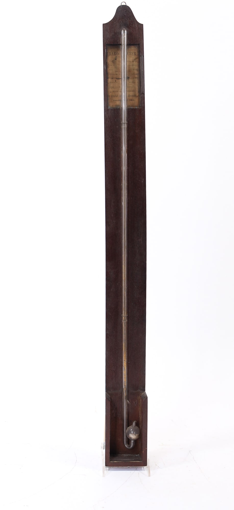 CONRAD MICHAEL (COLUMBIANA, OHIO) STICK BAROMETER. (1 of 3)