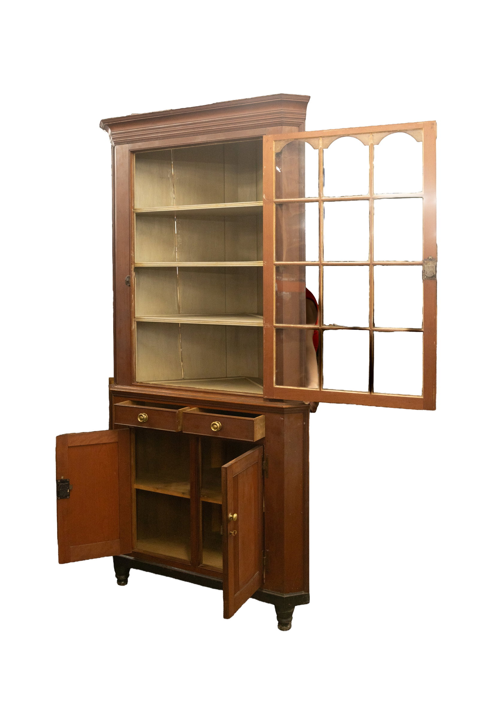 LEHIGH VALLEY CHERRY CORNER CUPBOARD. - 5
