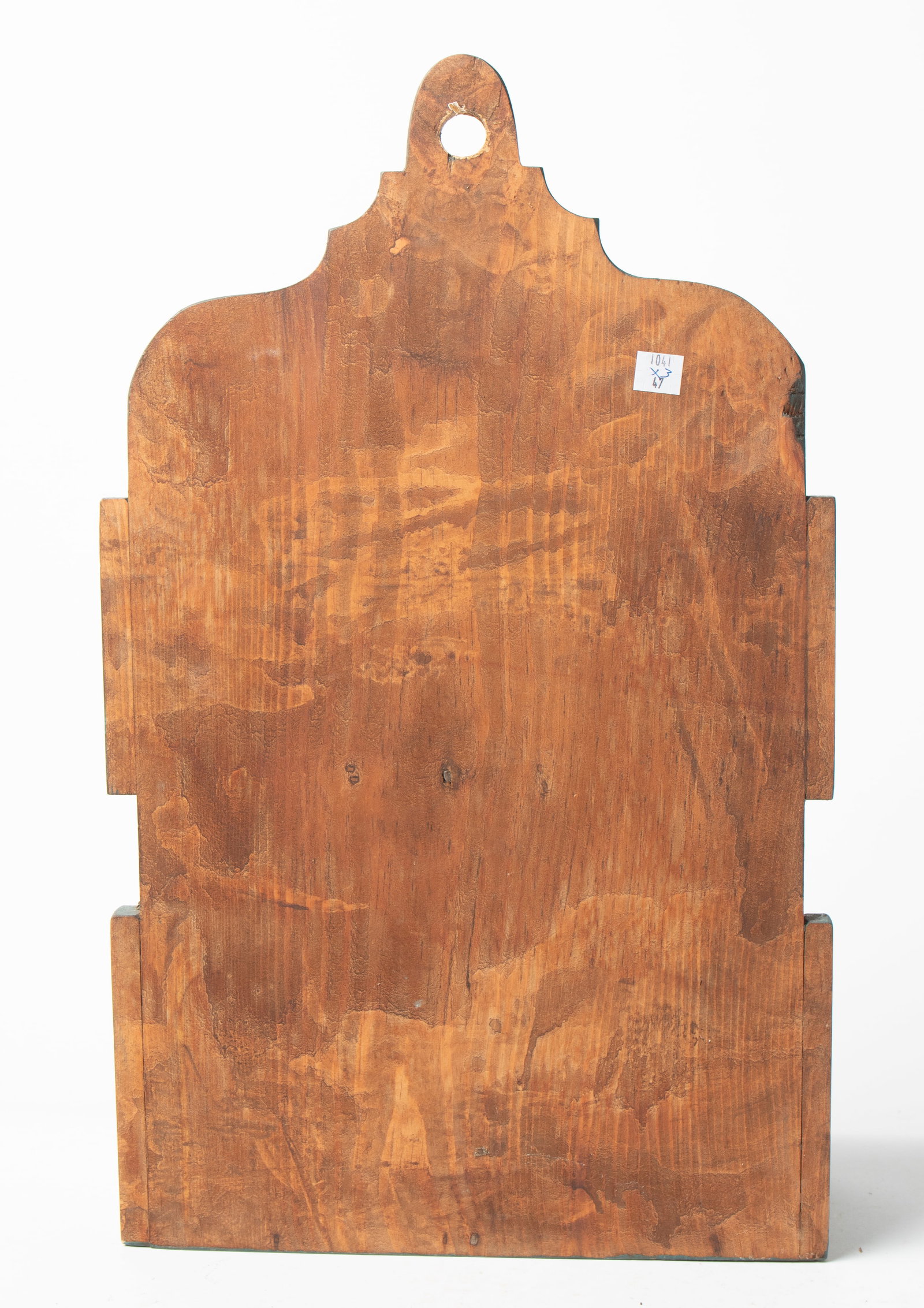 THREE PAINTED WALL HANGING ITEMS. - 5