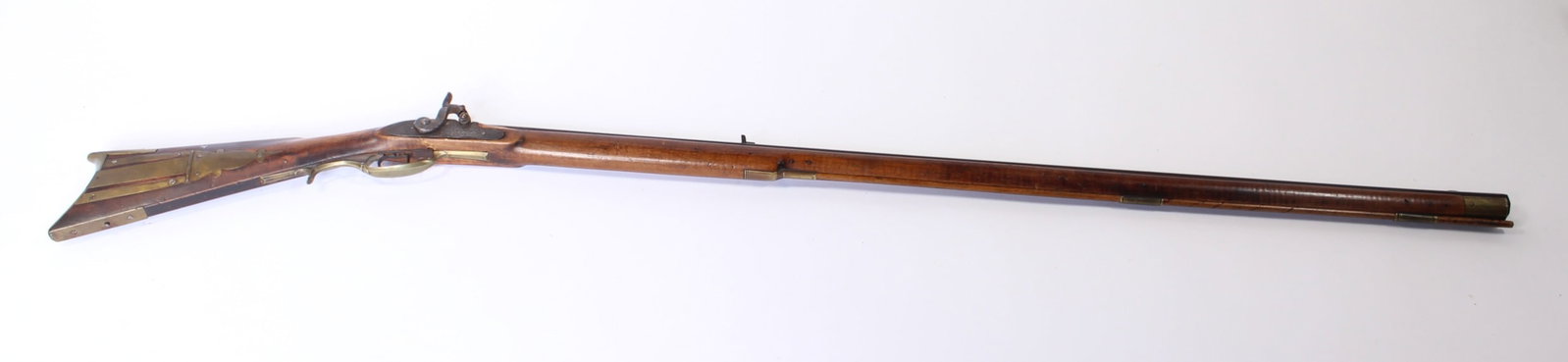 WILLIAM M. SHEETS (SHEPHERDSTOWN, WEST VIRGINIA) FULL STOCK PERCUSSION RIFLE. (1 of 6)
