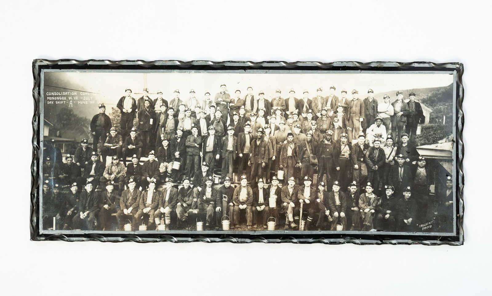 MONONGAH, WEST VIRGINIA CONSOLIDATION COAL COMPANY PHOTOGRAPH OF MINERS. (1 of 5)