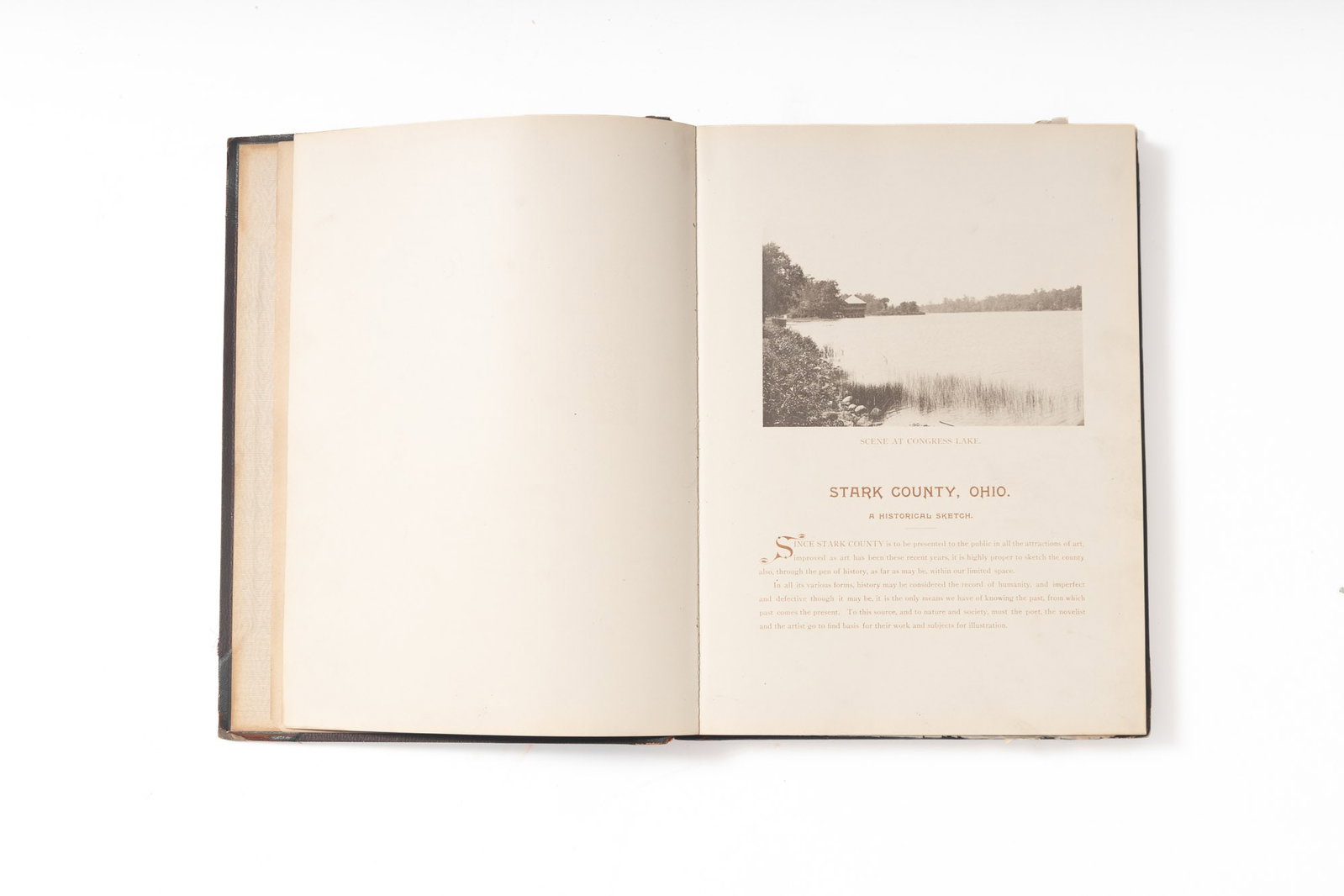 "ARTWORK OF STARK COUNTY" BOUND BOOK. (1 of 3)