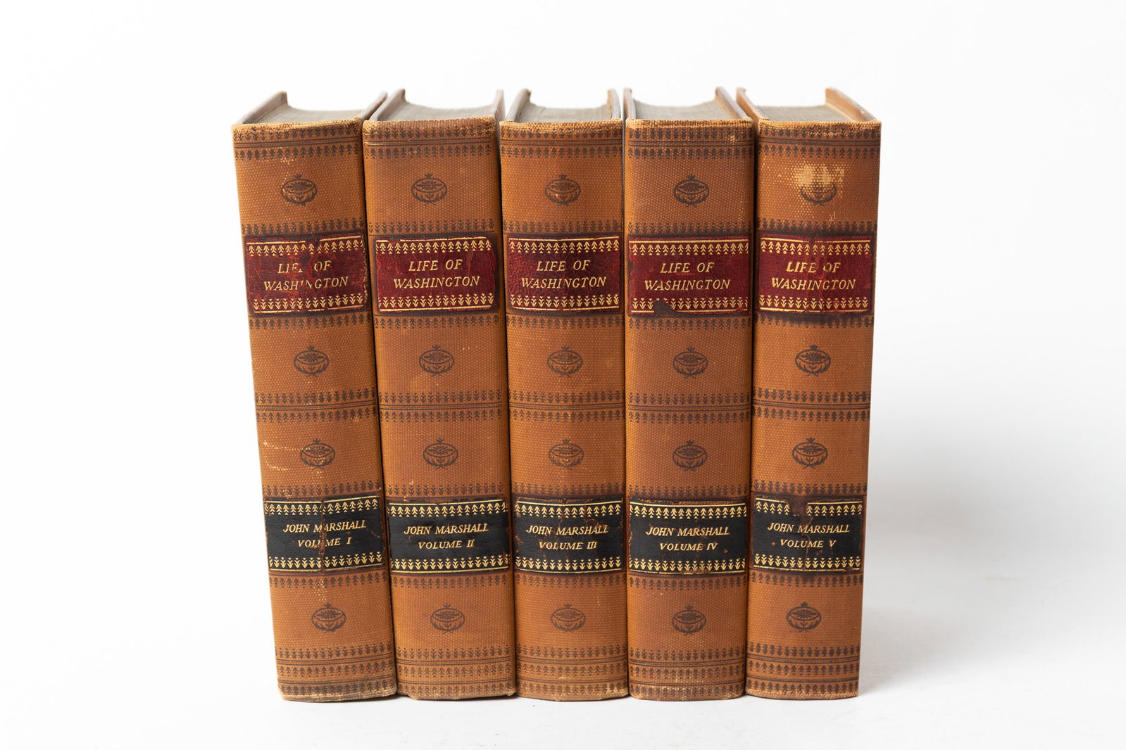 "THE LIFE OF GEORGE WASHINGTON" BY JOHN MARSHALL IN FIVE VOLUMES. (1 of 4)