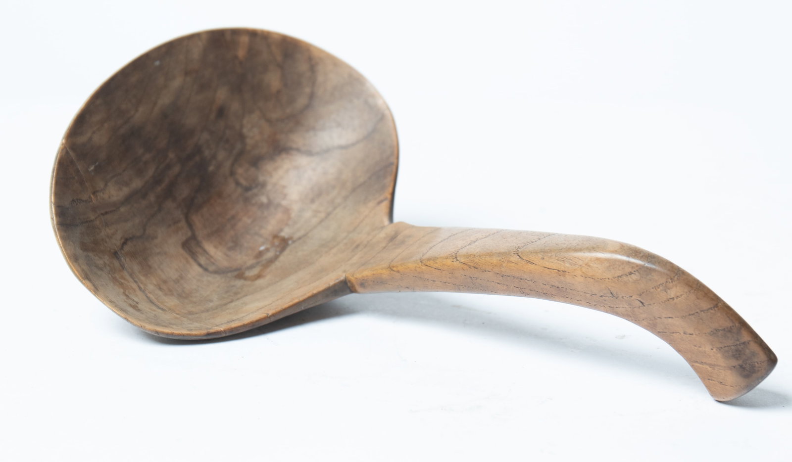 HANDLED ELM BURL SCOOP. (1 of 4)