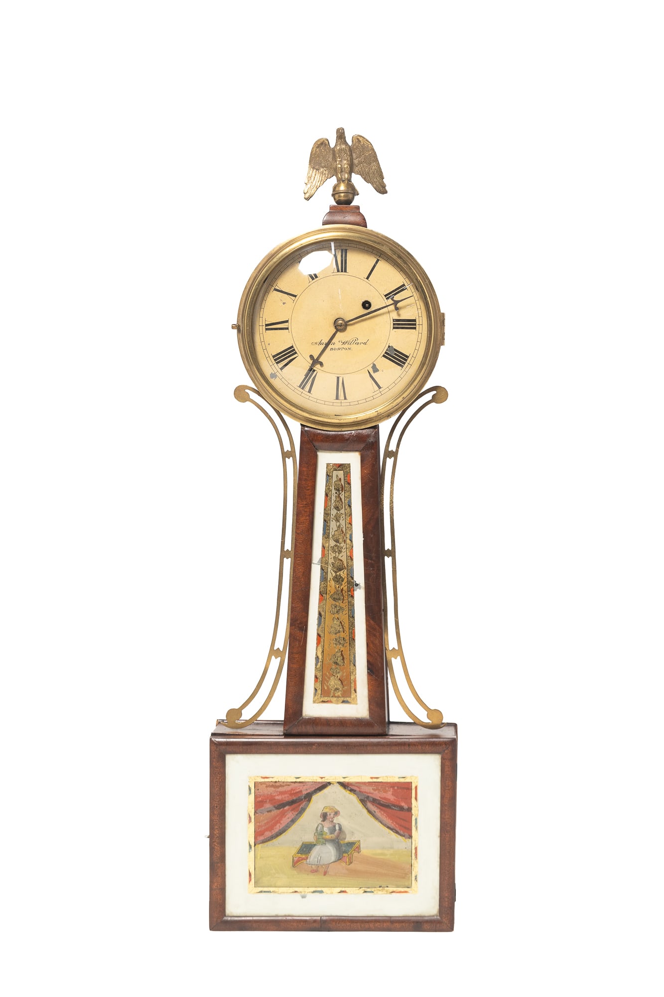 BOSTON AARON WILLARD BANJO CLOCK. (1 of 11)