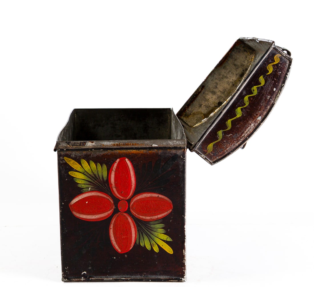 TOLE DOME TOP DOCUMENT BOX. - 2