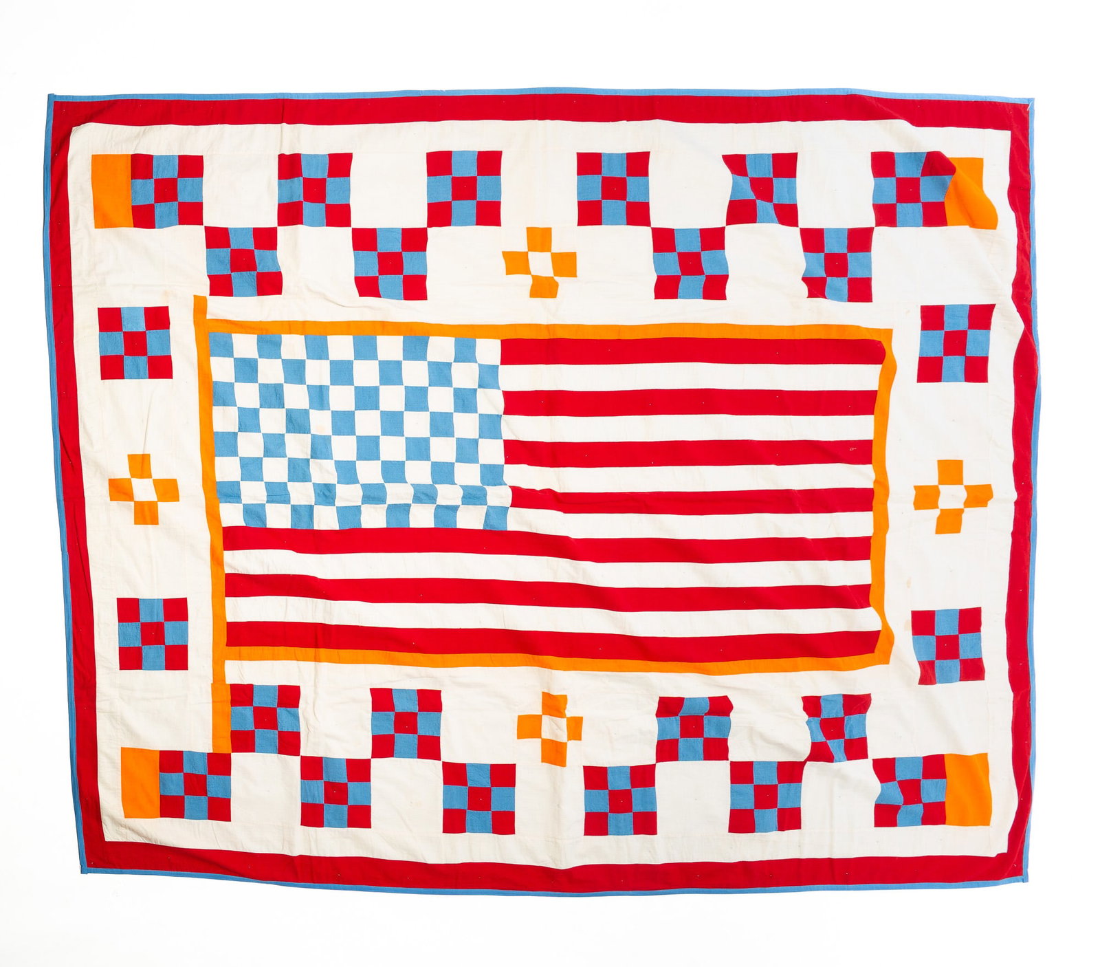AMERICAN STYLIZED FLAG COVERLET (1 of 4)