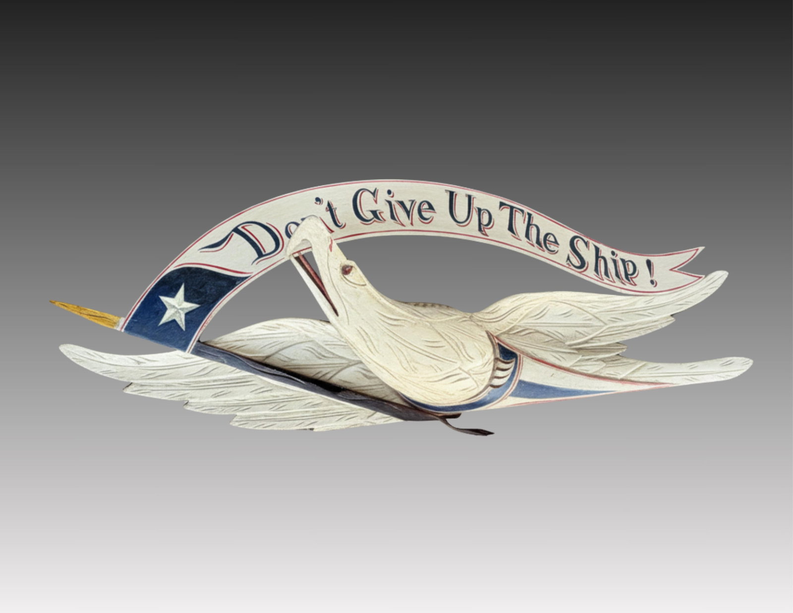 JOHN HALEY BELLAMY (MASSACHUSETTS AND NEW HAMPSHIRE, 1836 – 1914) IMPORTANT CARVED AND PAINTED (1 of 1)