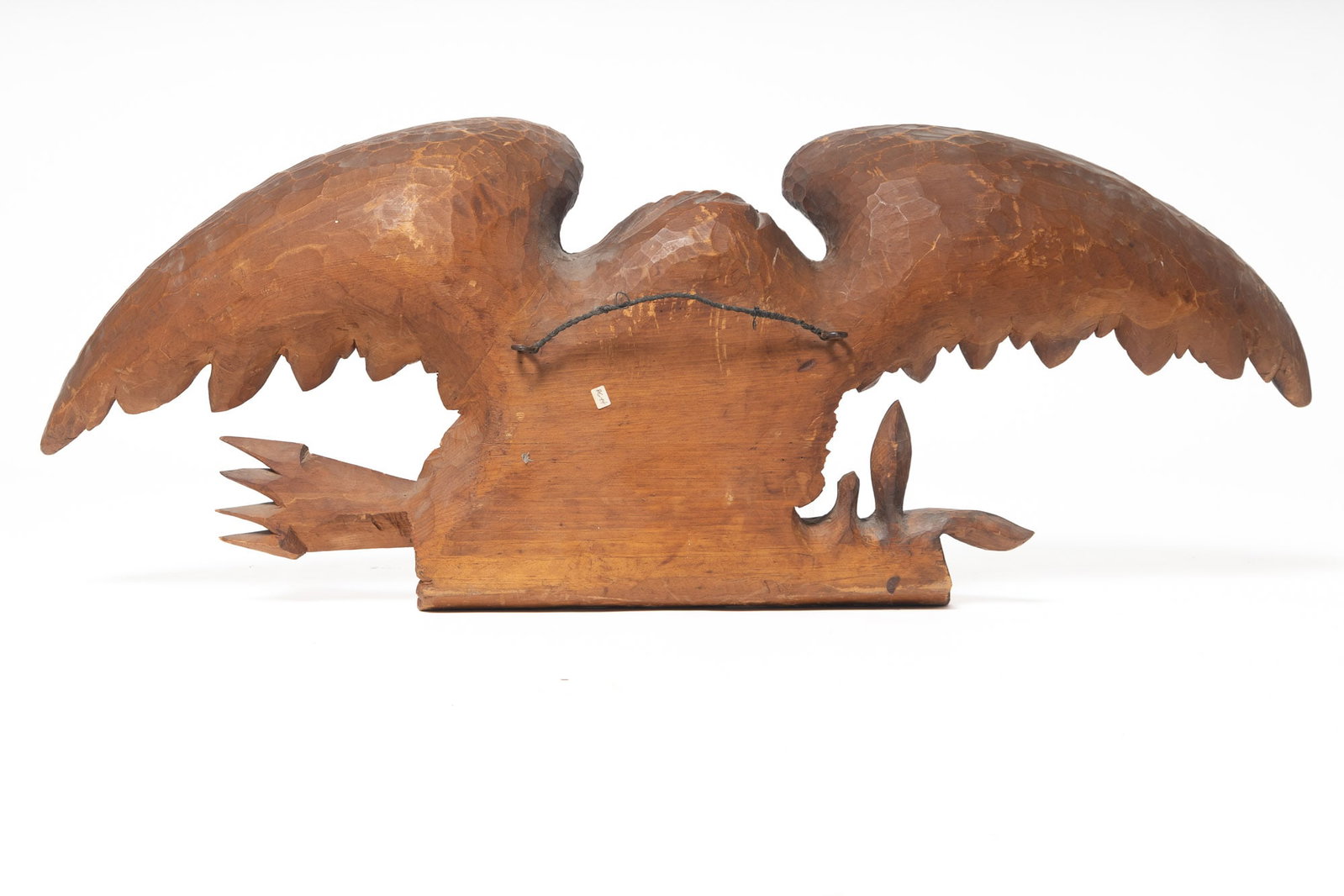 LARGE BELLAMY SCHOOL CARVED EAGLE. - 7