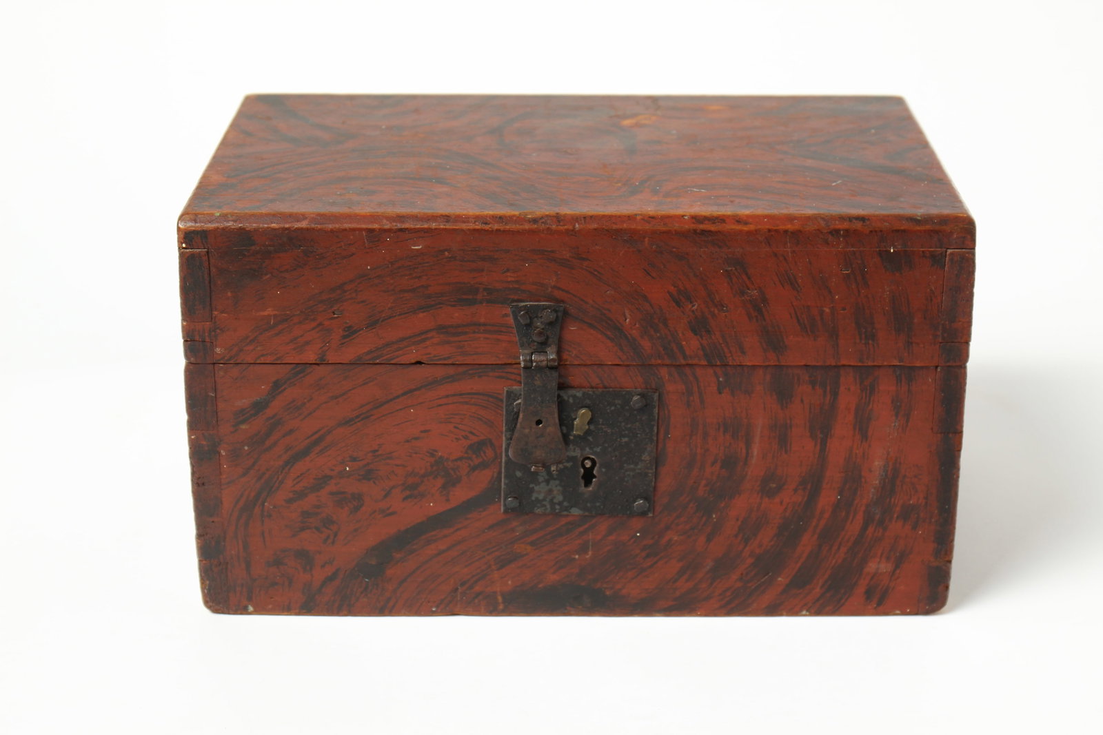 GRAIN-PAINTED STORAGE BOX. - 2