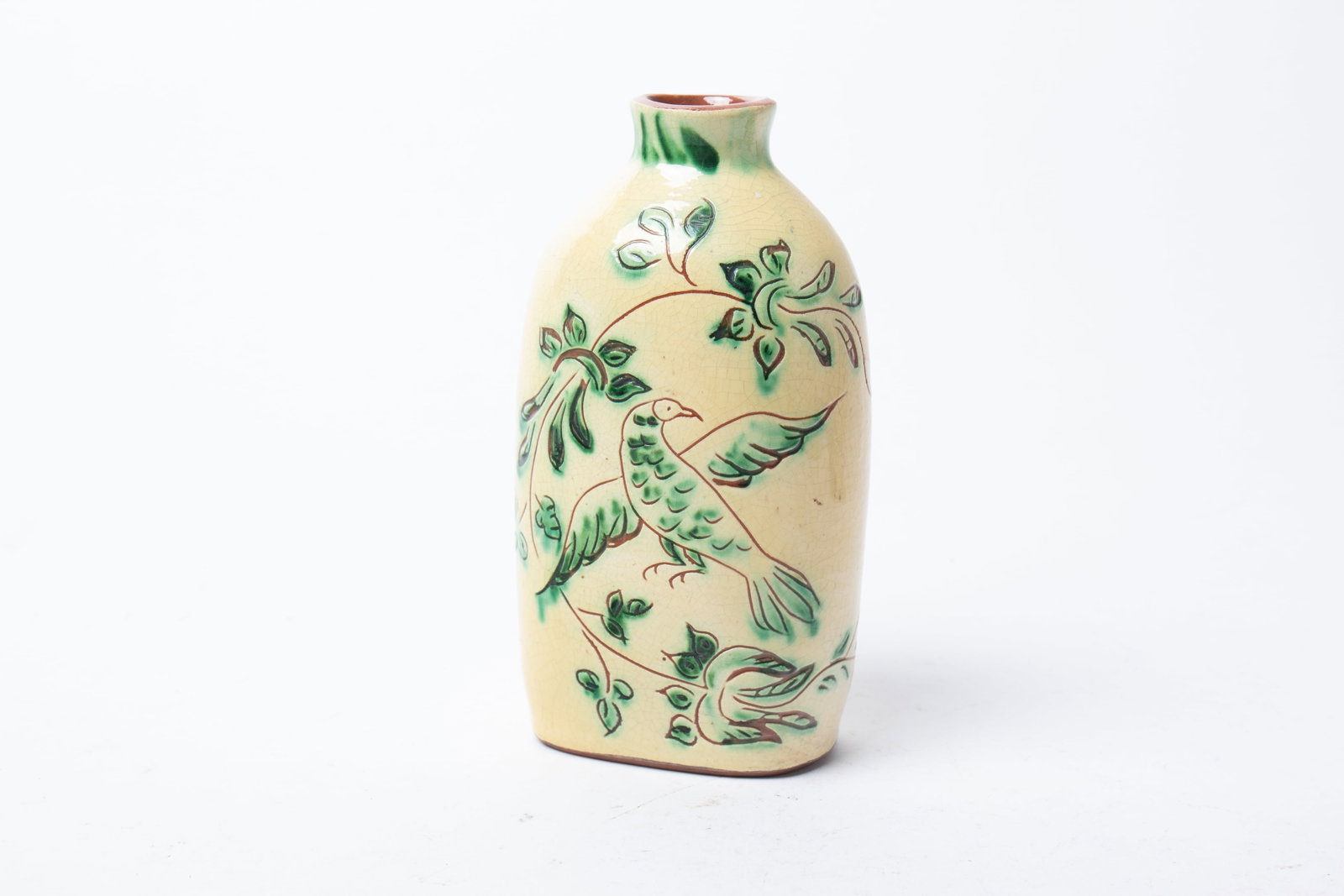 FOUR TURTLE CREEK REDWARE ITEMS. - 7