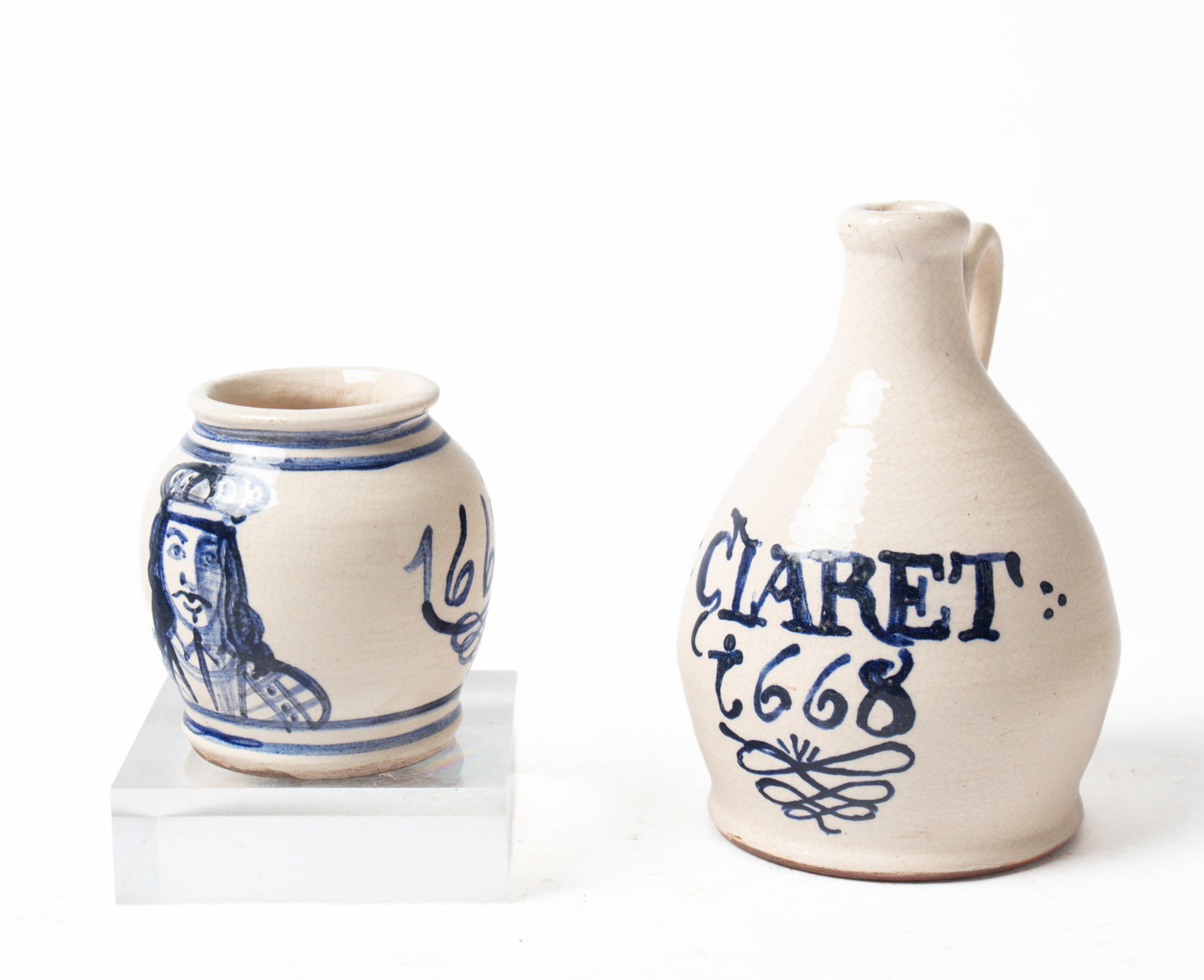 FIVE TURTLE CREEK REDWARE ITEMS. - 4