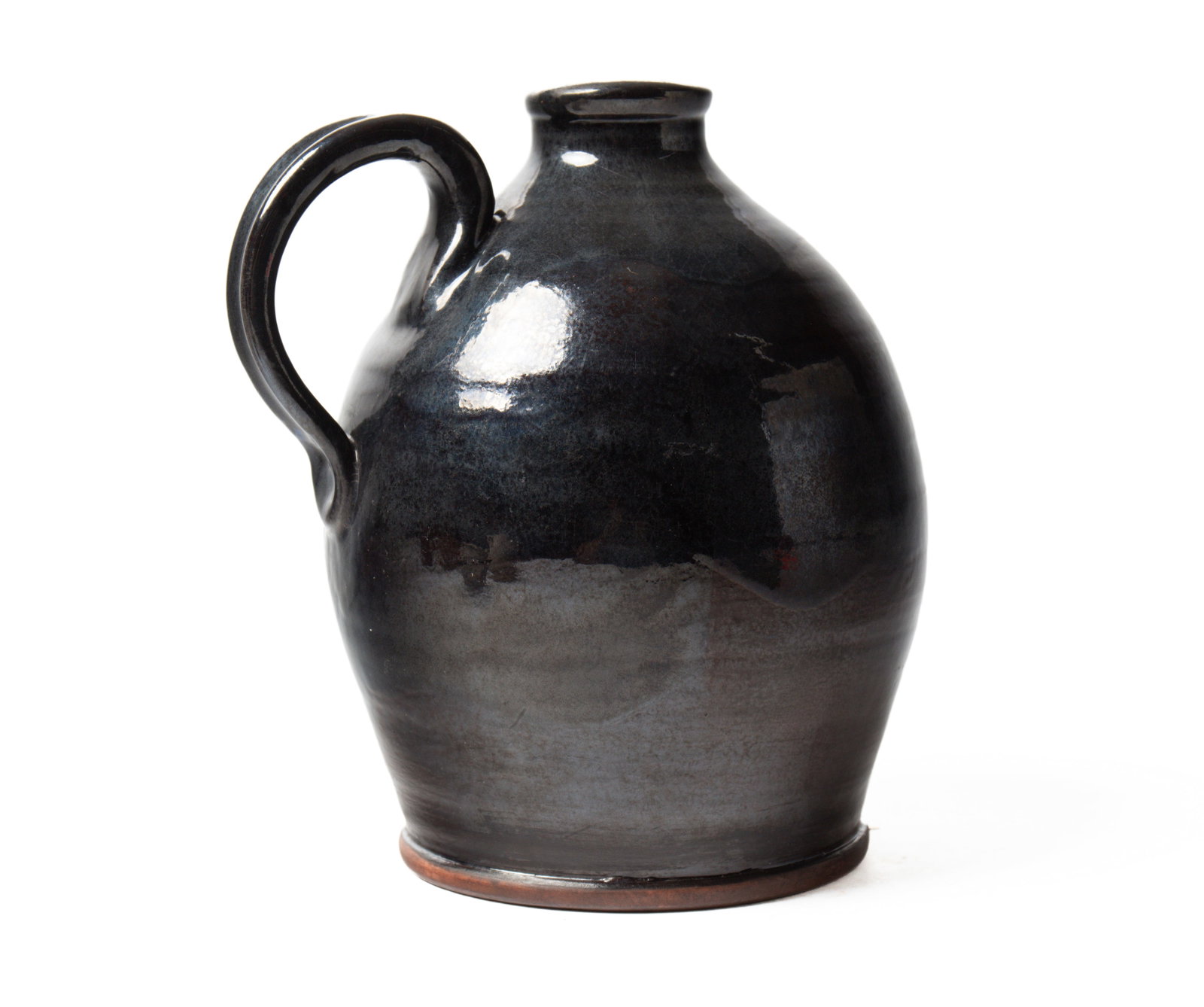 FIVE TURTLE CREEK REDWARE ITEMS. - 5