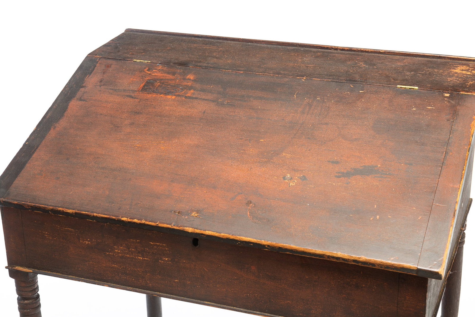 PAINTED SCHOOLMASTER'S DESK. - 2