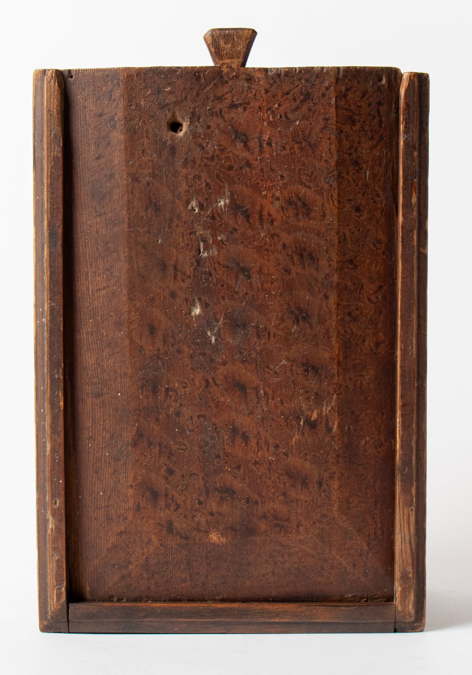 VINEGAR-GRAINED SLIDE LID BOX. - 3