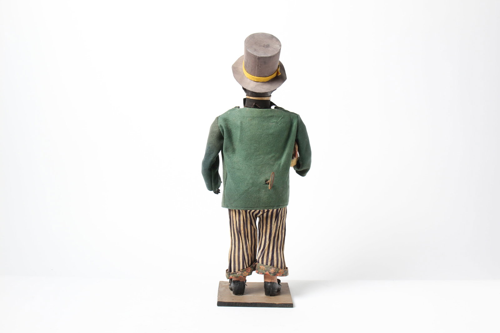 CLOCKWORK FIGURE HOLDING A CHICKEN. - 3