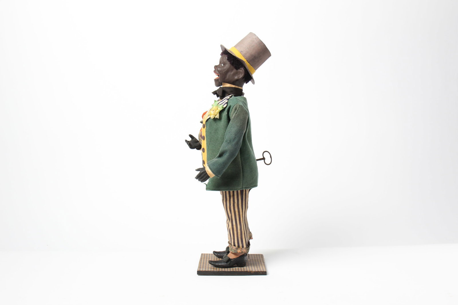 CLOCKWORK FIGURE HOLDING A CHICKEN. - 4