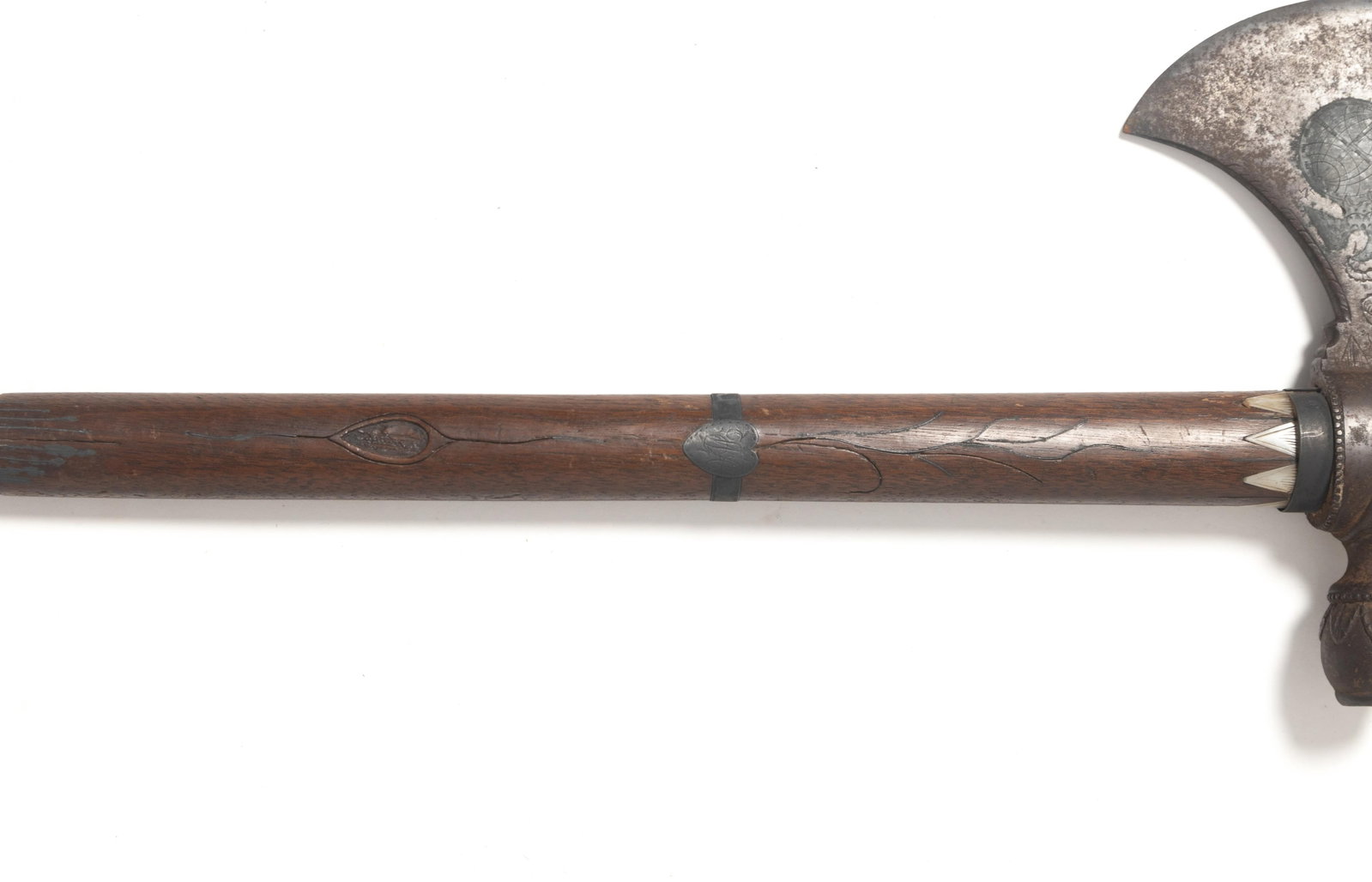 IMPORTANT PIPE TOMAHAWK WITH INLAYS. - 10