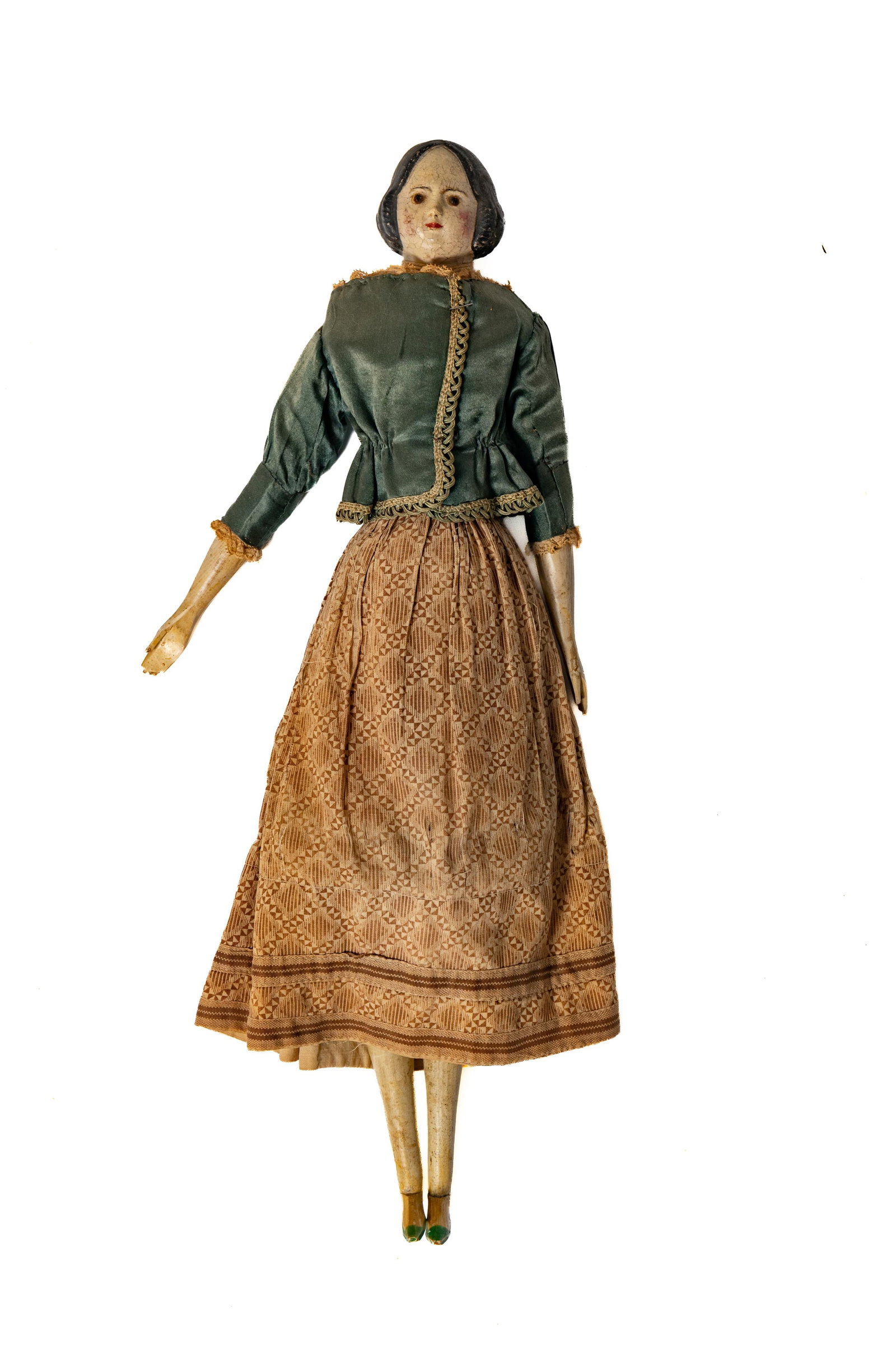 LARGE MILLINER'S MODEL DOLL IN ORIGINAL CLOTHES. (1 of 4)